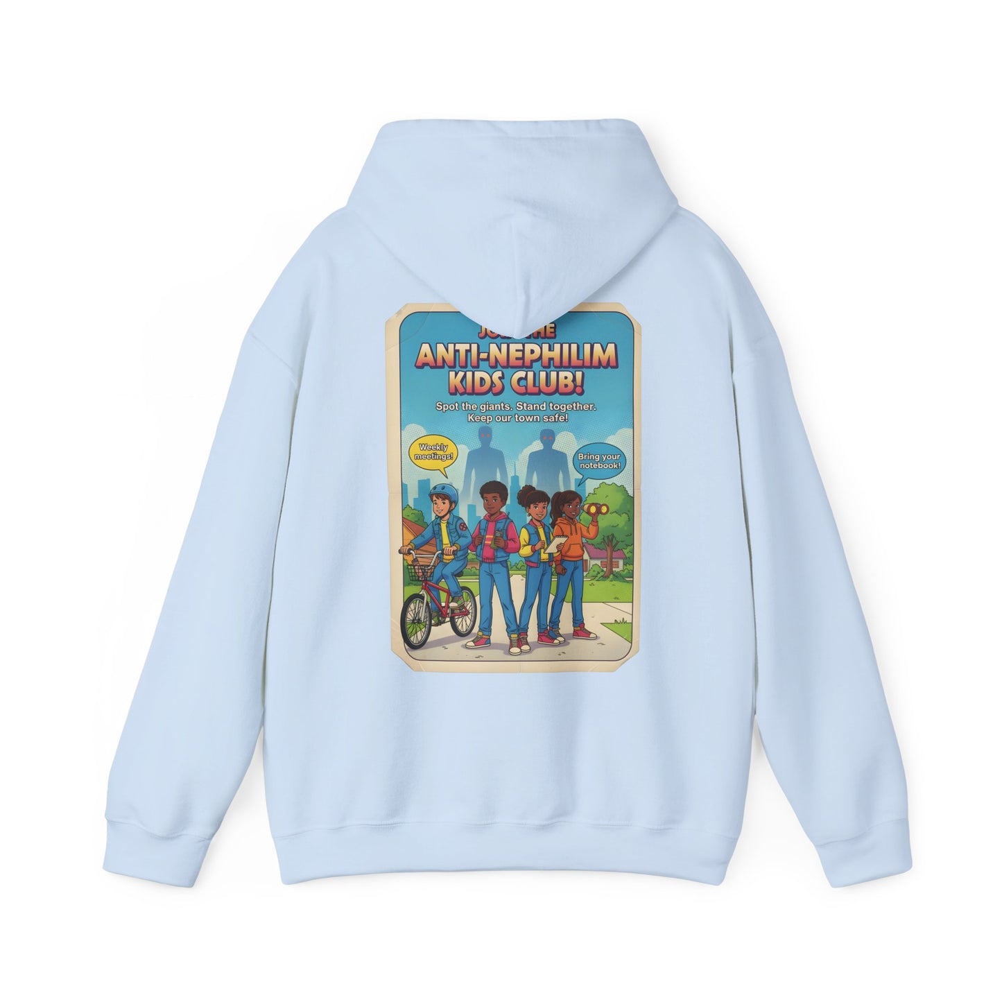 Anti Nephilim Kids Club Hoodie — Kirk Ave. Apparel