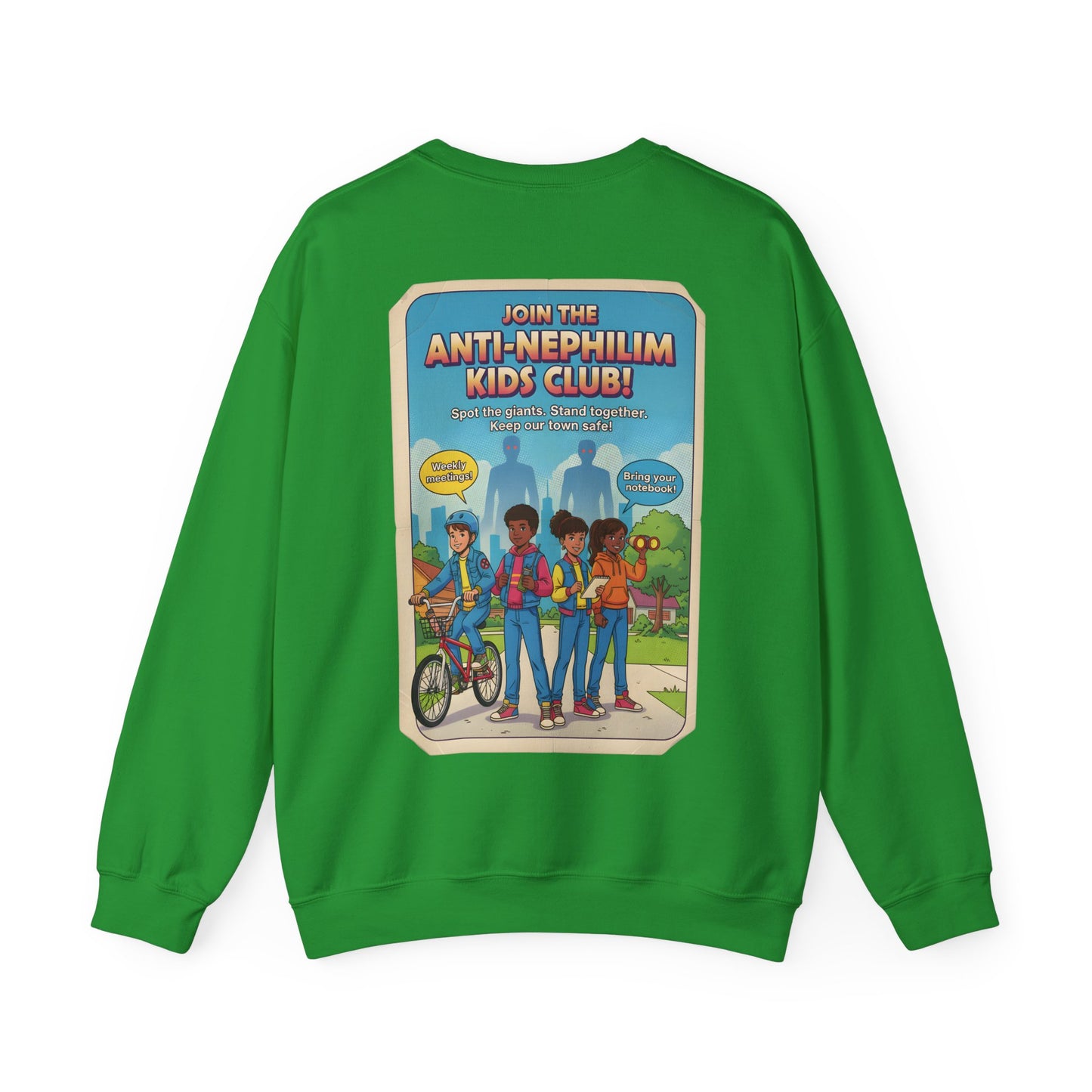 Anti Nephilim Kids Club Sweatshirt — Kirk Ave. Apparel