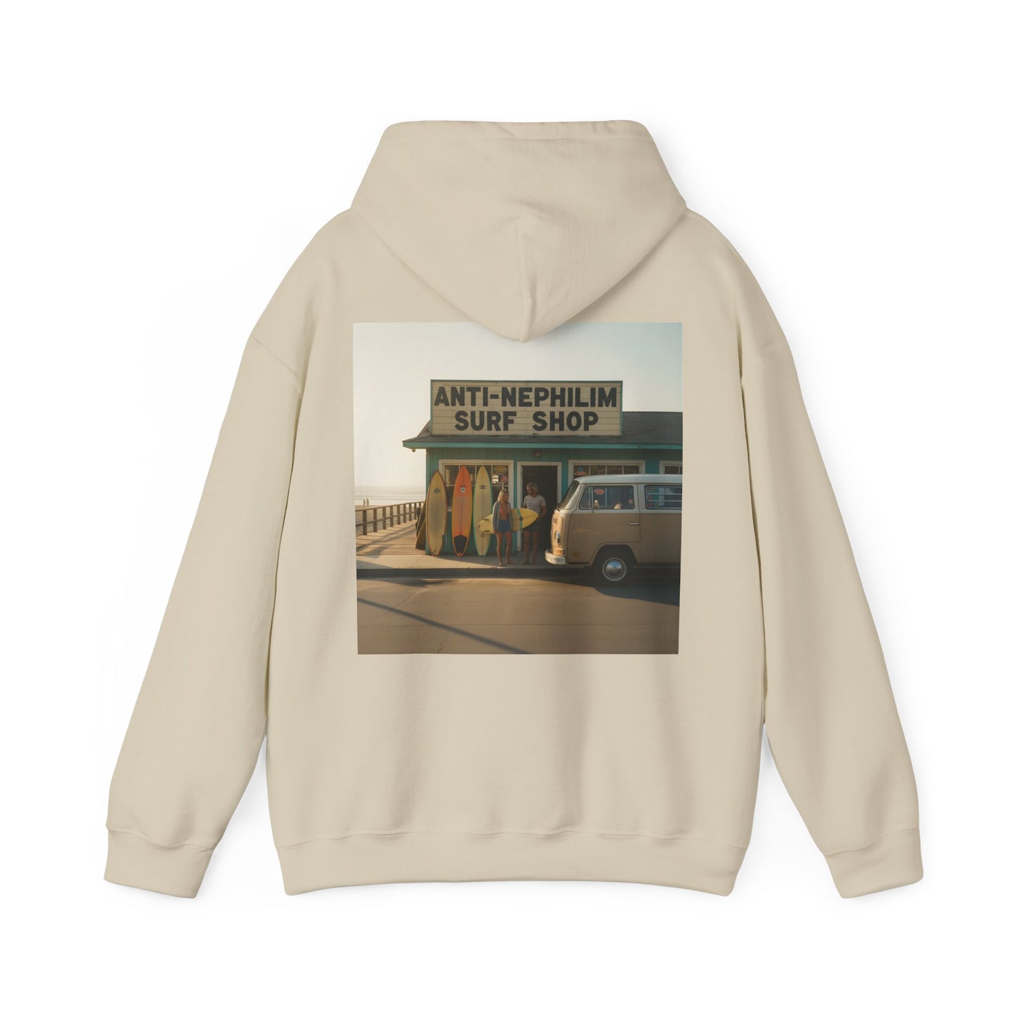 Vintage surf shop Anti-Nephilim hoodie - Kirk Ave. Apparel
