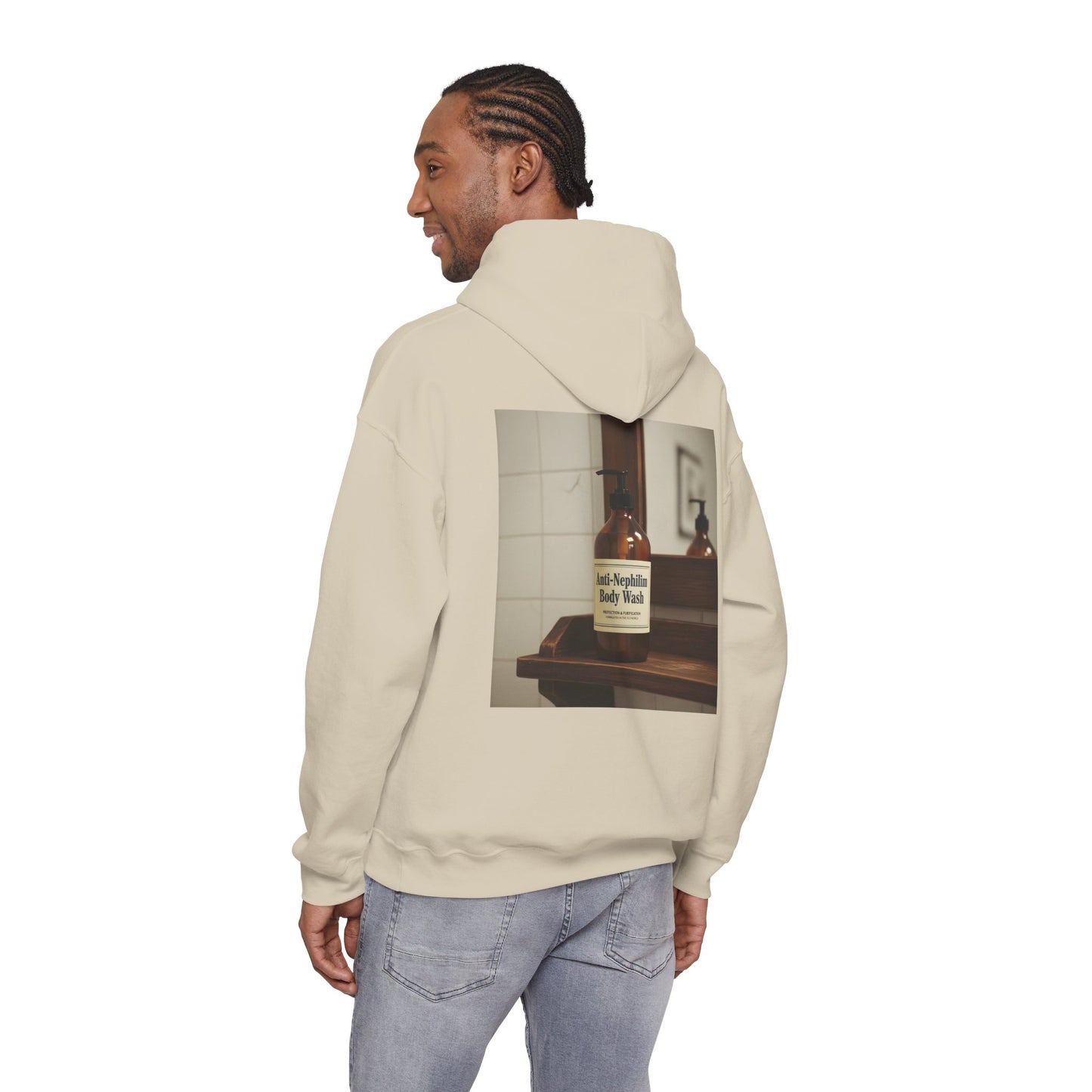 Vintage Anti Nephilim Body Wash Hoodie - Kirk Ave. Apparel