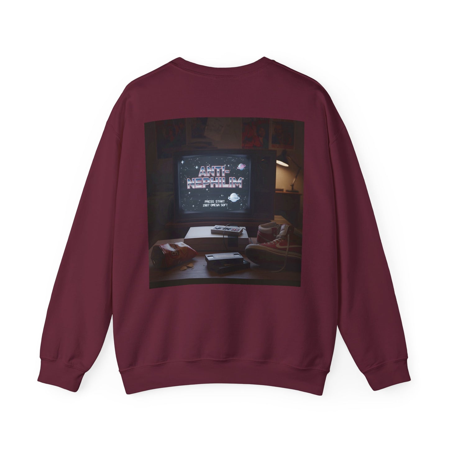 Retro Gamer Anti Nephilim Sweatshirt - Kirk Ave. Apparel