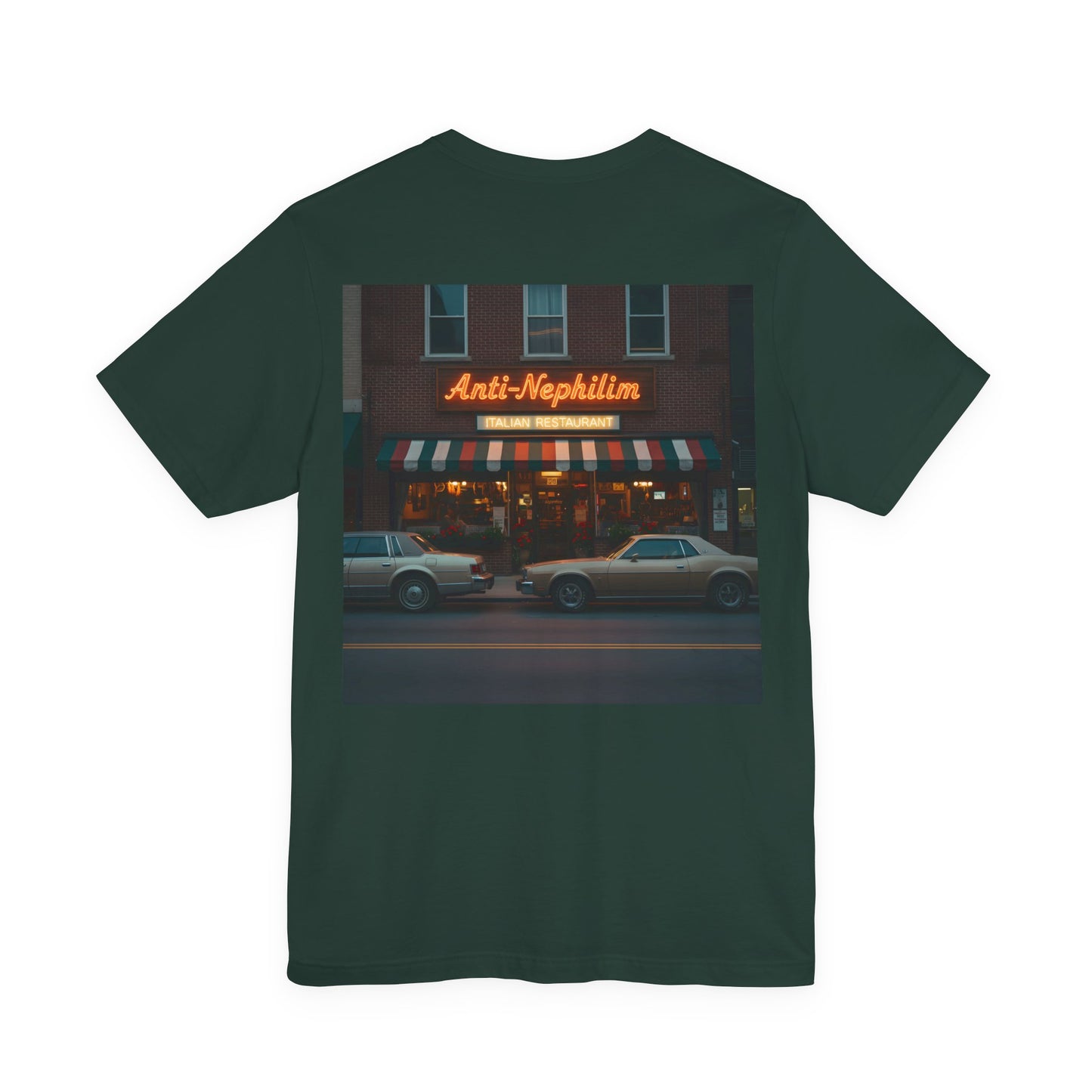 Retro NYC Italian Anti Nephilim T Shirt - Kirk Ave. Apparel