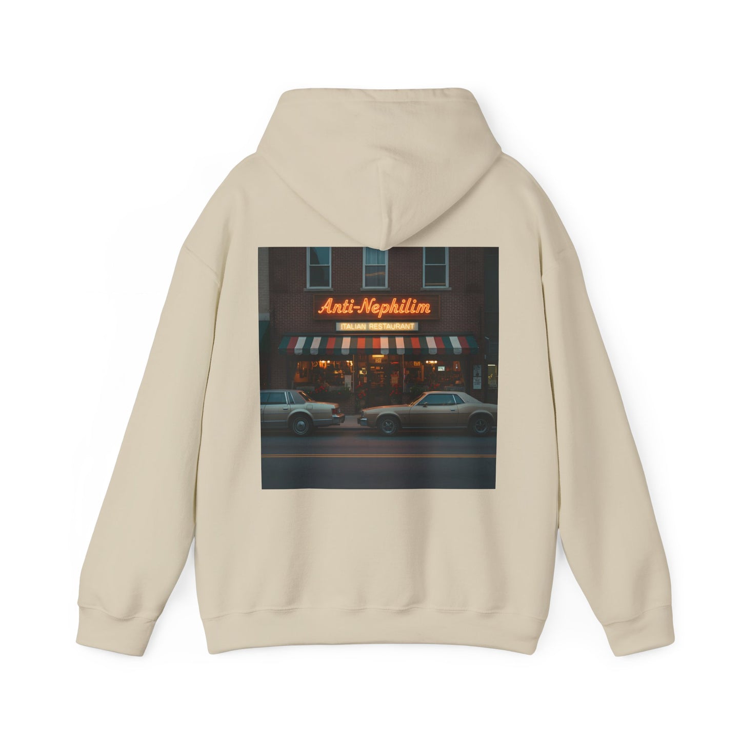 Retro NYC Italian Anti Nephilim Hoodie - Kirk Ave. Apparel