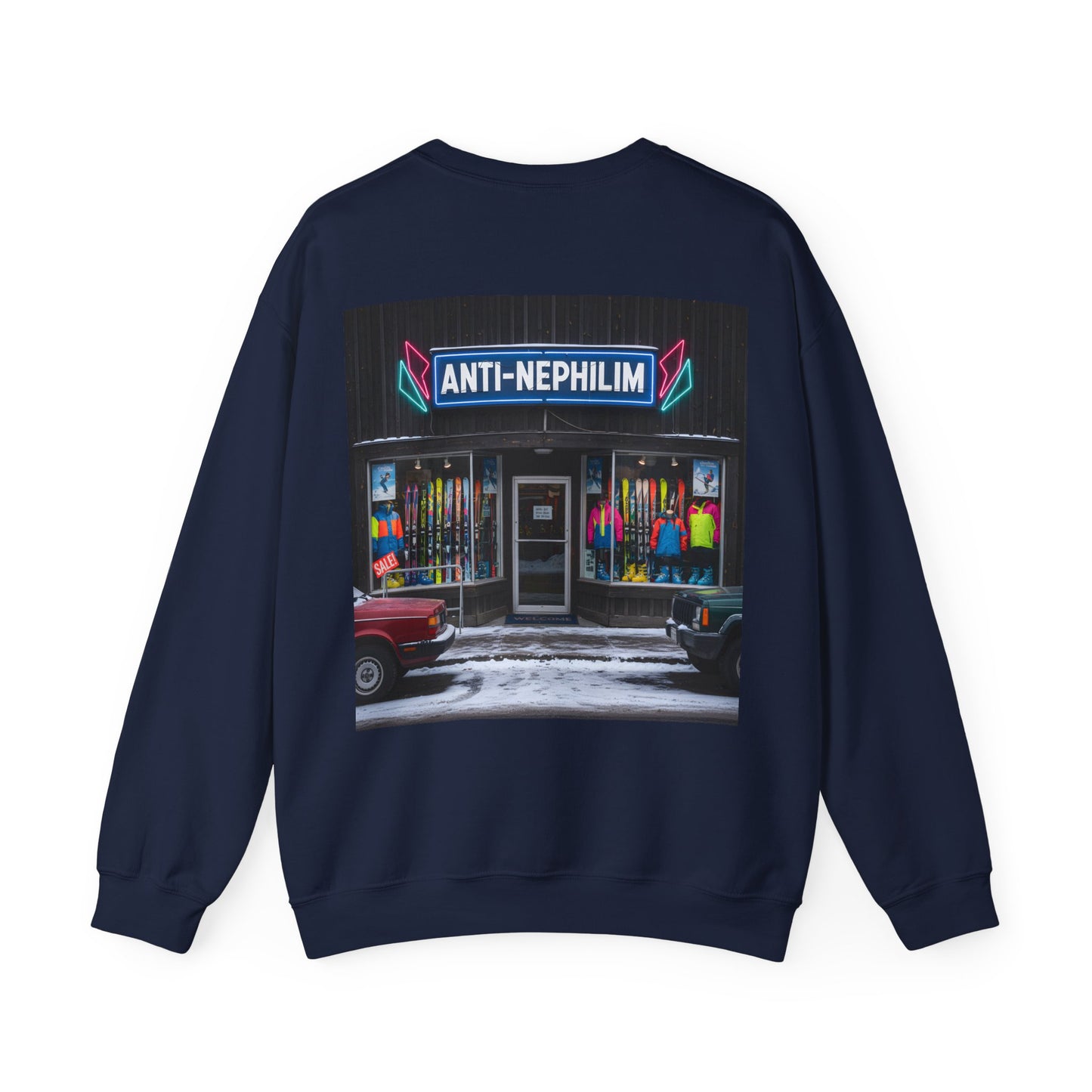 Anti Nephilim Ski Shop Sweatshirt — Kirk Ave. Apparel