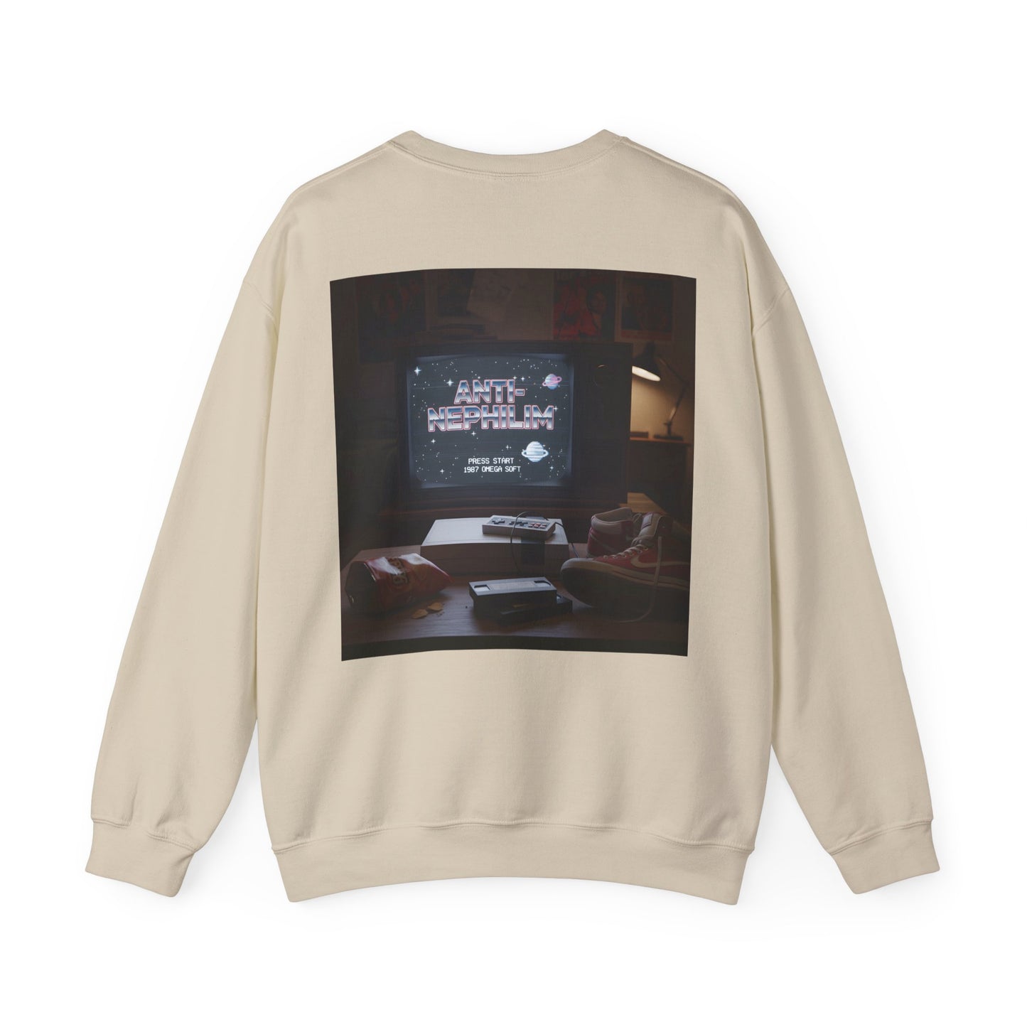 Retro Gamer Anti Nephilim Sweatshirt - Kirk Ave. Apparel