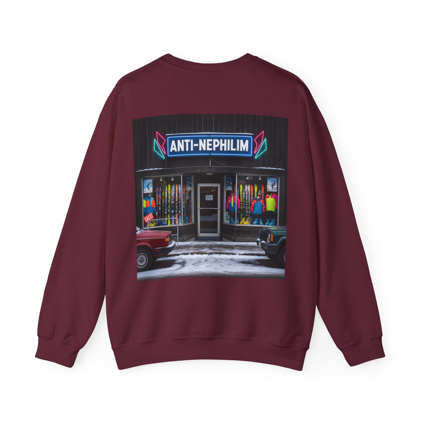 Anti Nephilim Ski Shop Sweatshirt — Kirk Ave. Apparel