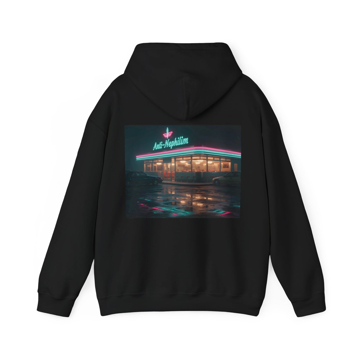 Vintage Neon Diner Anti Nephilim Hoodie – Kirk Ave. Apparel