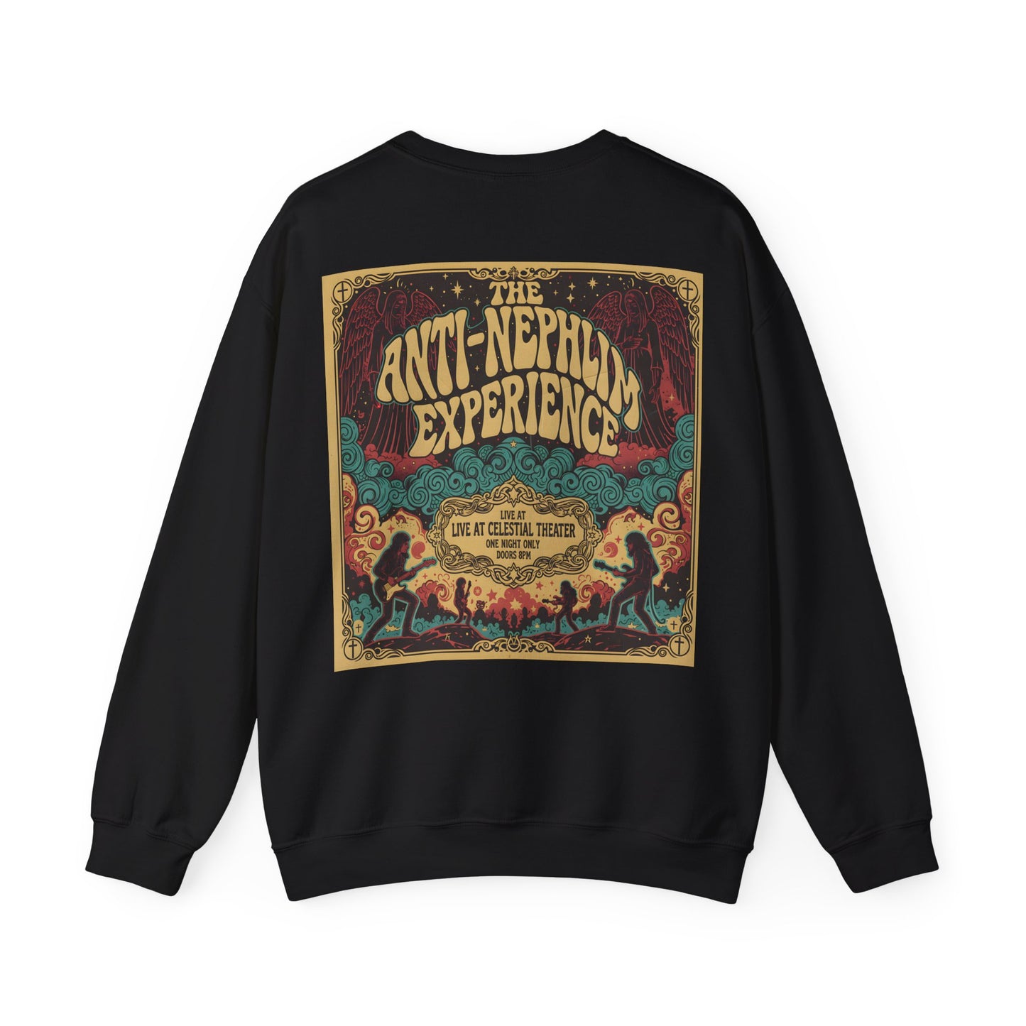70s Concert Sweatshirt Anti Nephilim Experience - Kirk Ave. Apparel