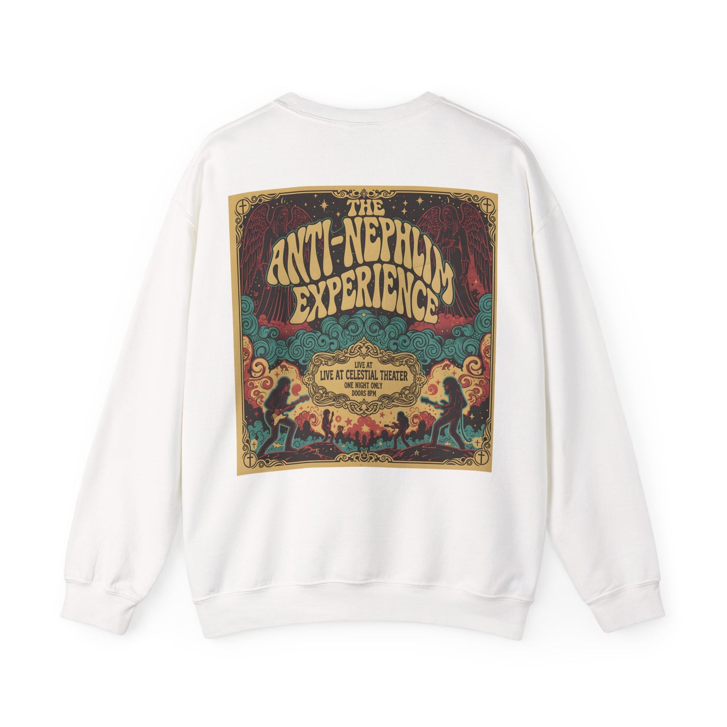 70s Concert Sweatshirt Anti Nephilim Experience - Kirk Ave. Apparel