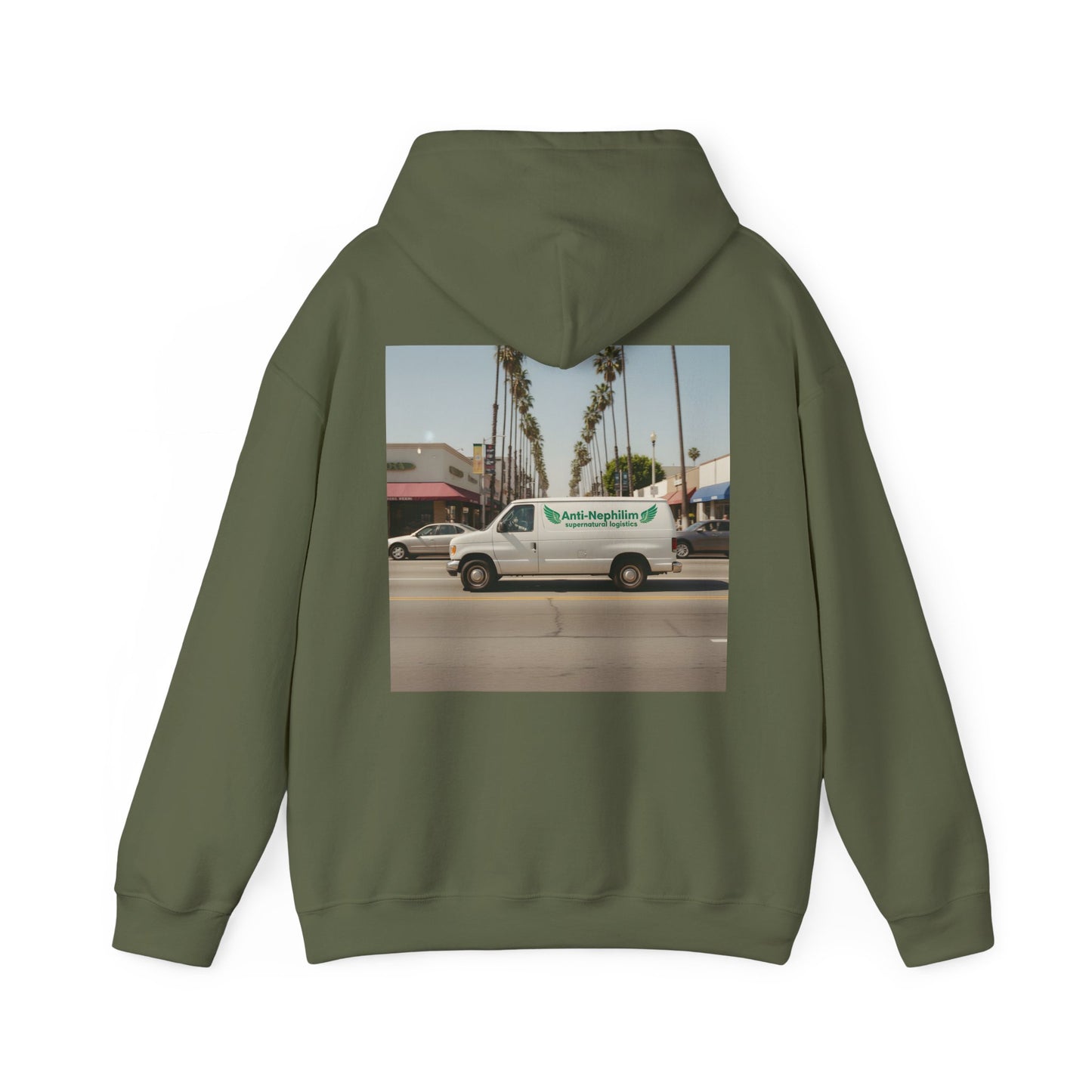 Retro 90s LA Anti Nephilim Couriers Hoodie - Kirk Ave. Apparel
