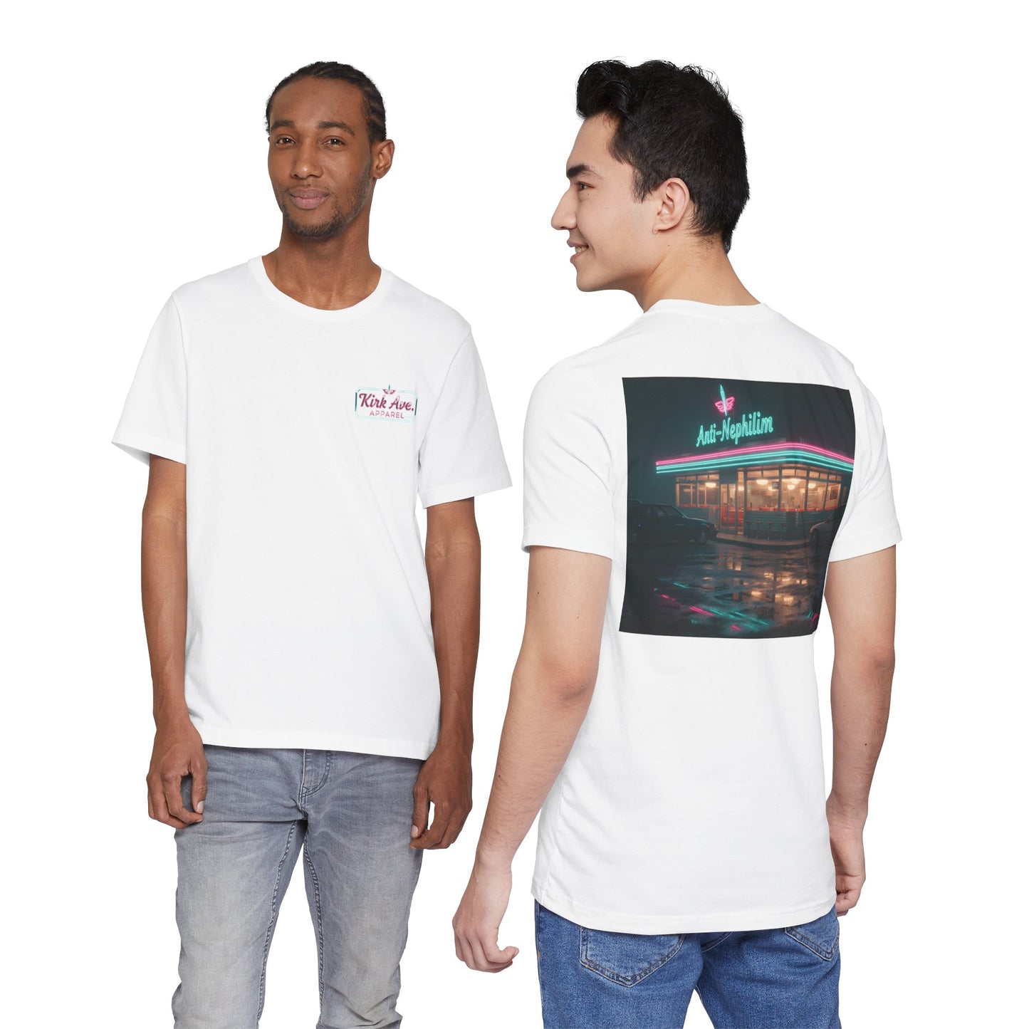Vintage Neon Diner Anti Nephilim T Shirt – Kirk Ave. Apparel