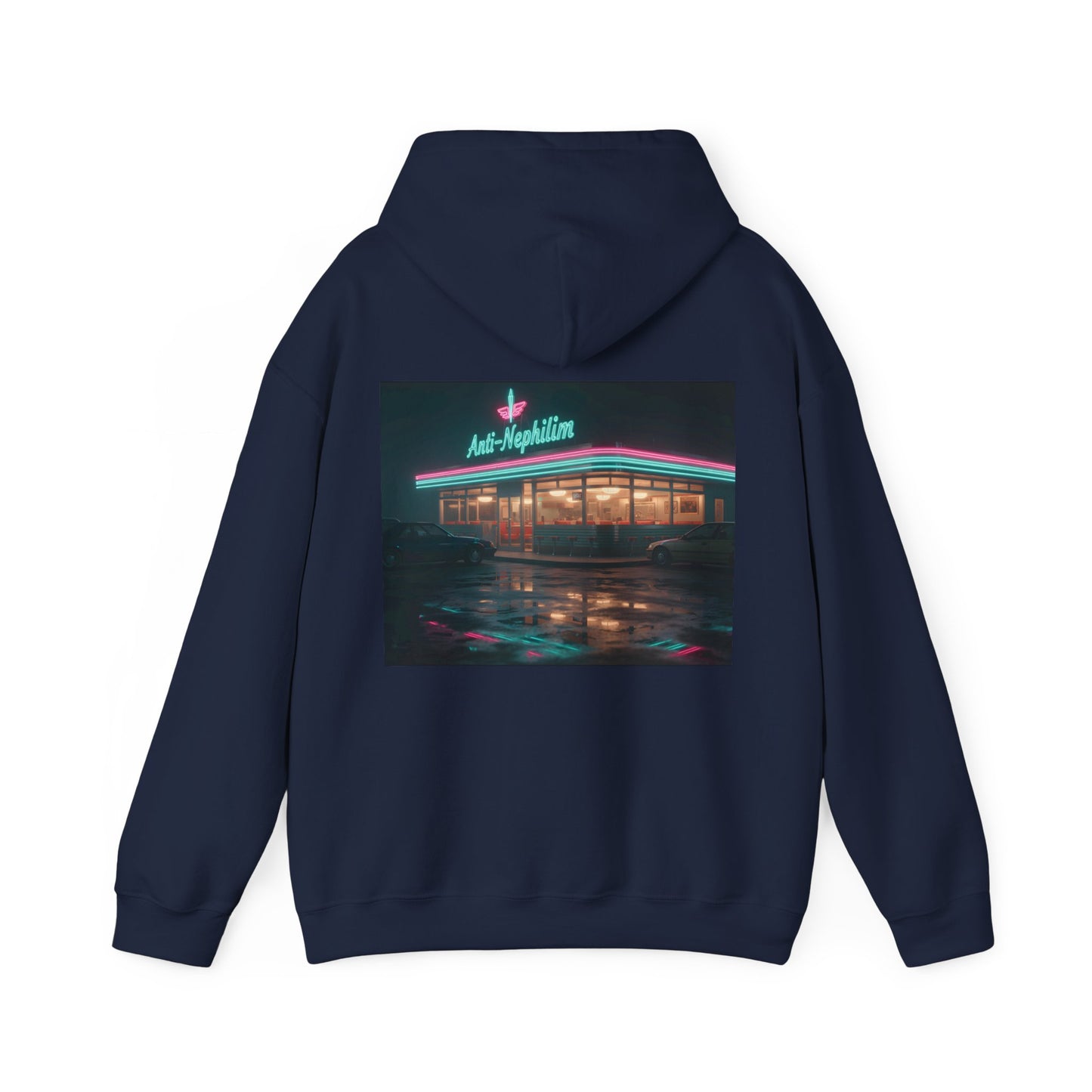 Vintage Neon Diner Anti Nephilim Hoodie – Kirk Ave. Apparel