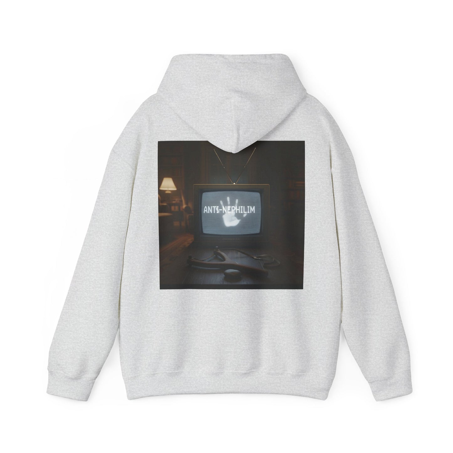 Retro TV Anti Nephilim Hoodie - Kirk Ave. Apparel