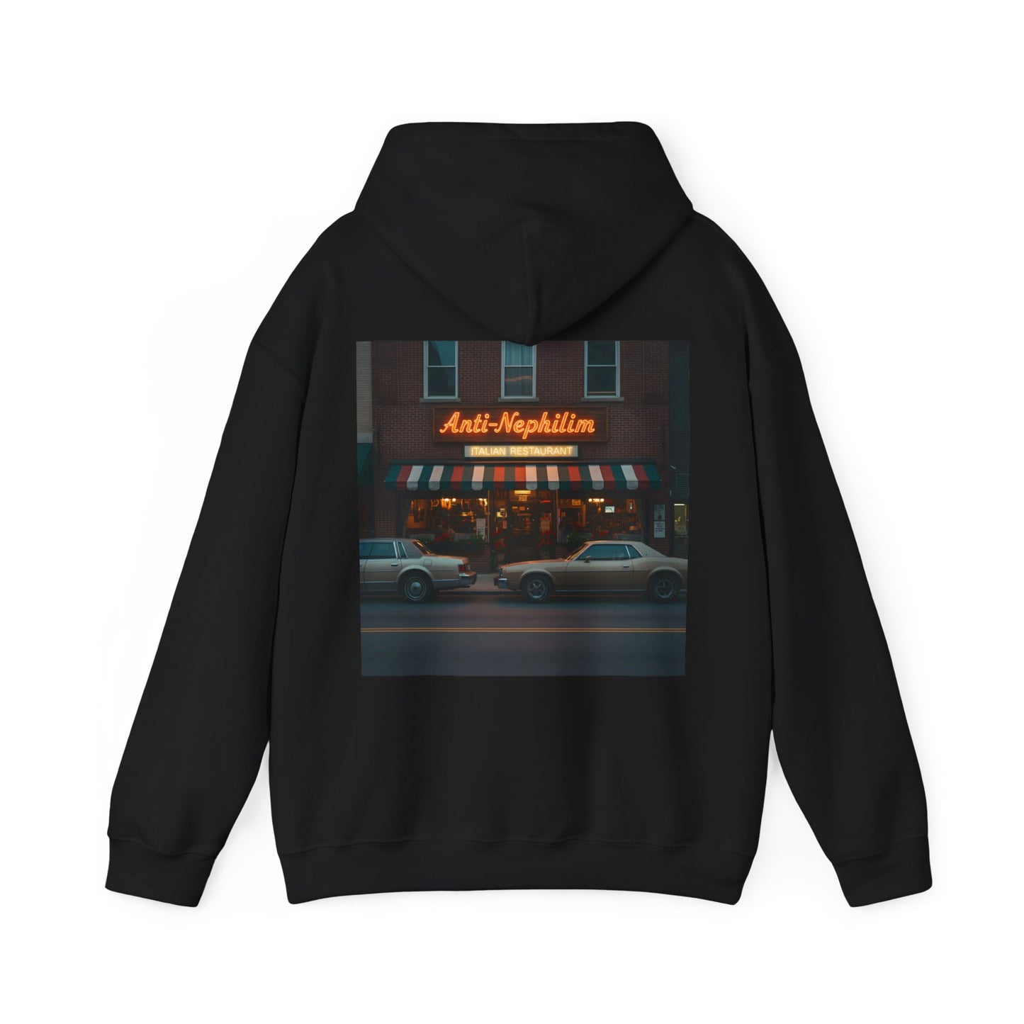 Retro NYC Italian Anti Nephilim Hoodie - Kirk Ave. Apparel