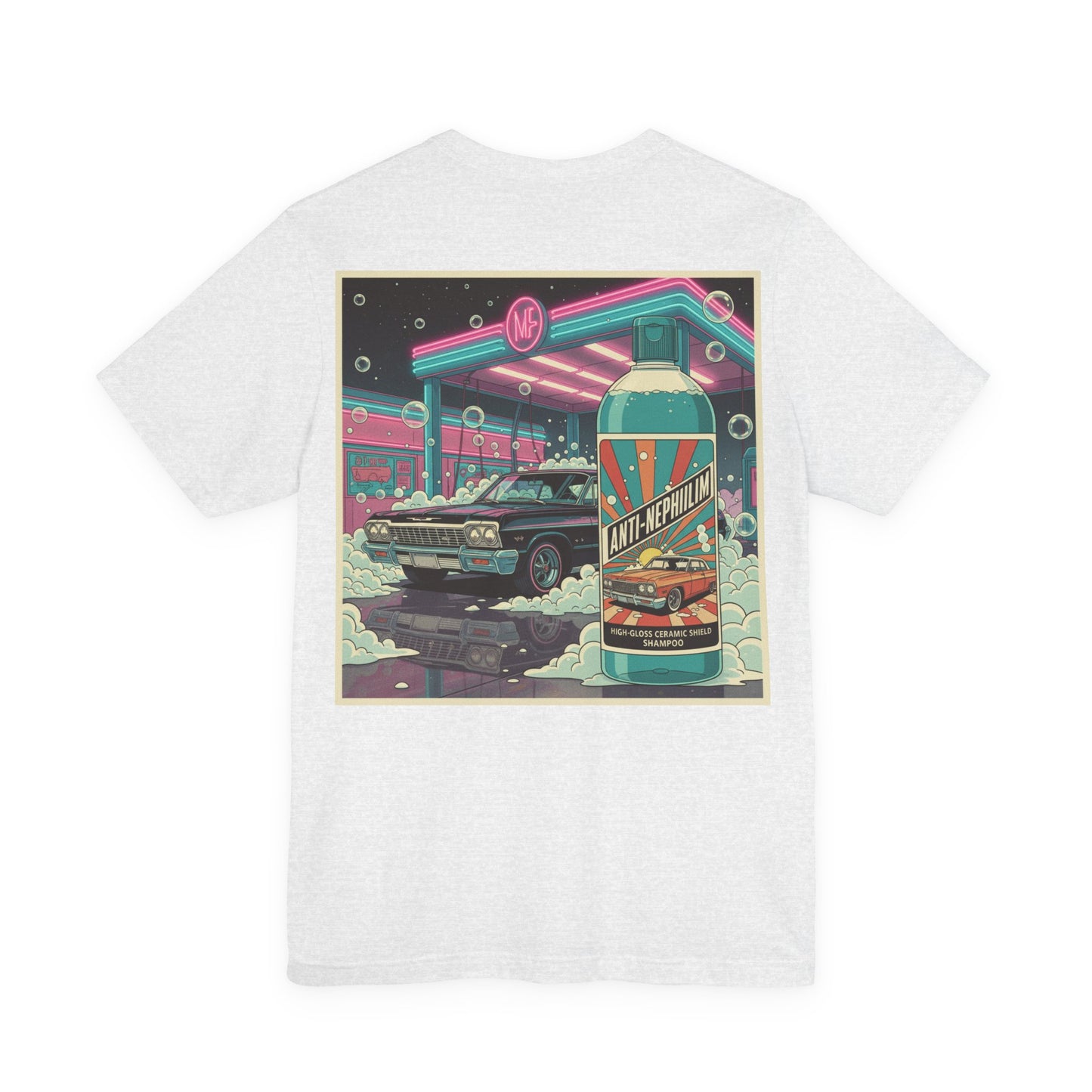 Retro Anti Nephilim Car Wash T Shirt - Kirk Ave. Apparel