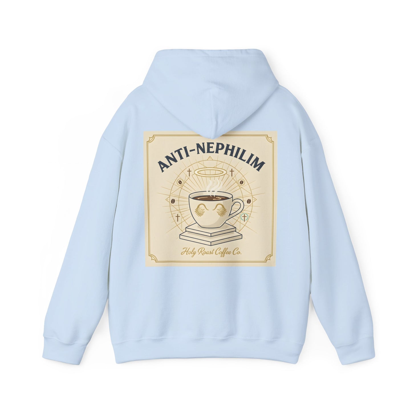 Retro Anti Nephilim Coffee Hoodie — Kirk Ave. Apparel