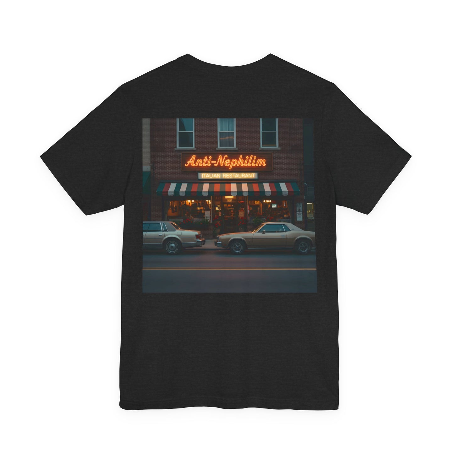 Retro NYC Italian Anti Nephilim T Shirt - Kirk Ave. Apparel