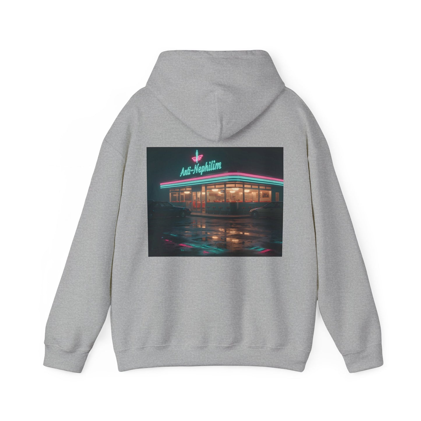 Vintage Neon Diner Anti Nephilim Hoodie – Kirk Ave. Apparel
