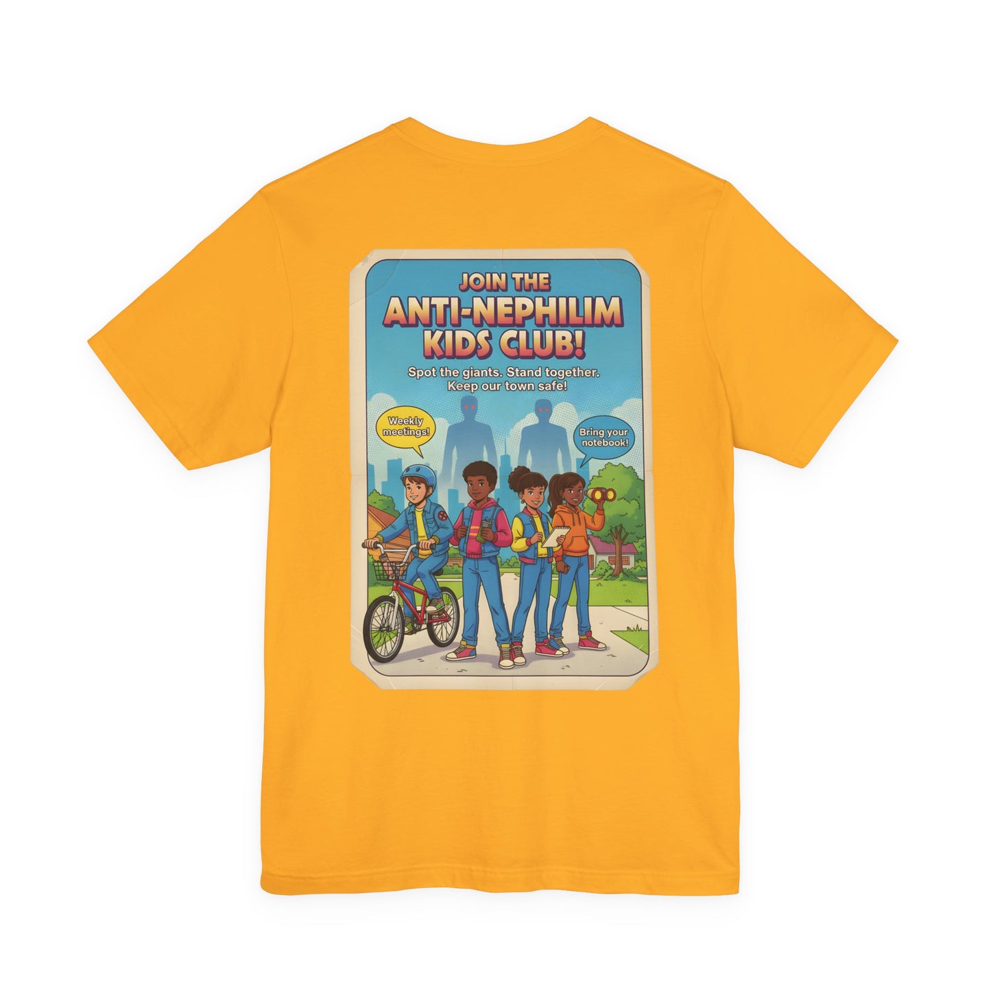 Anti Nephilim Kids Club T Shirt — Kirk Ave. Apparel