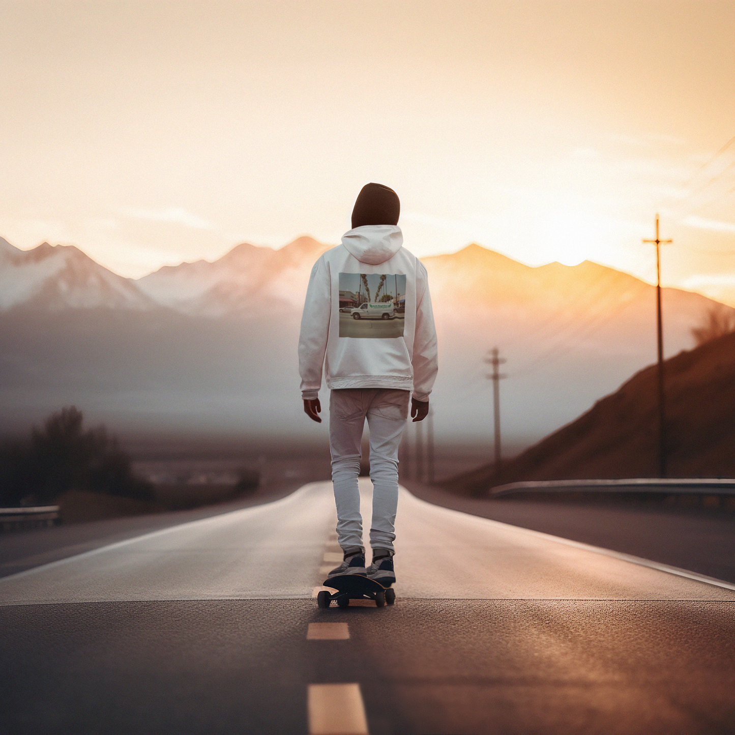 Retro 90s LA Anti Nephilim Couriers Hoodie - Kirk Ave. Apparel
