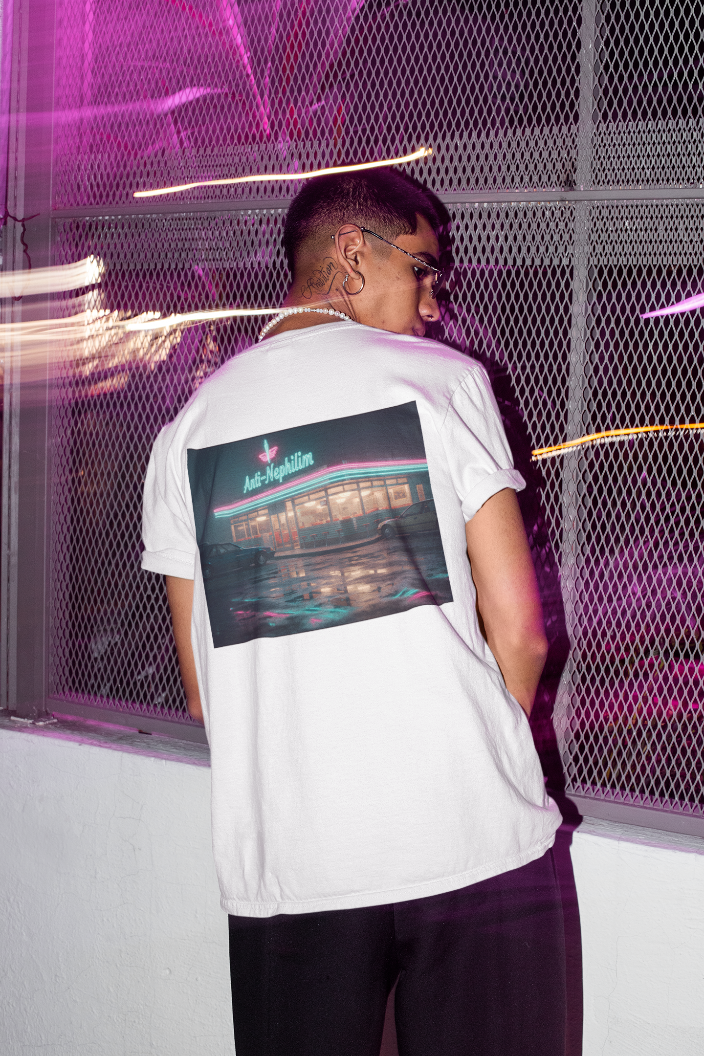 Vintage Neon Diner Anti Nephilim T Shirt – Kirk Ave. Apparel