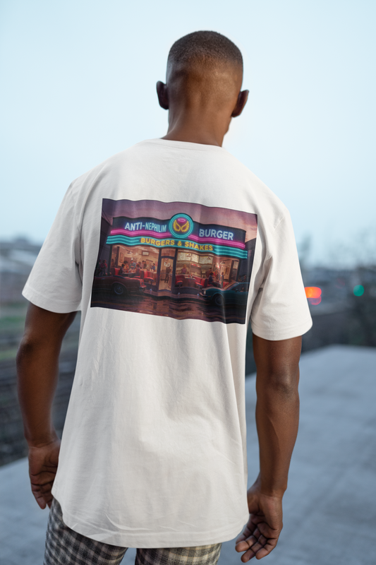 Retro Neon Burger Joint T Shirt — Kirk Ave. Apparel