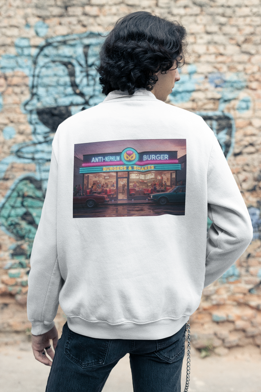 Retro Neon Burger Joint Sweatshirt — Kirk Ave. Apparel