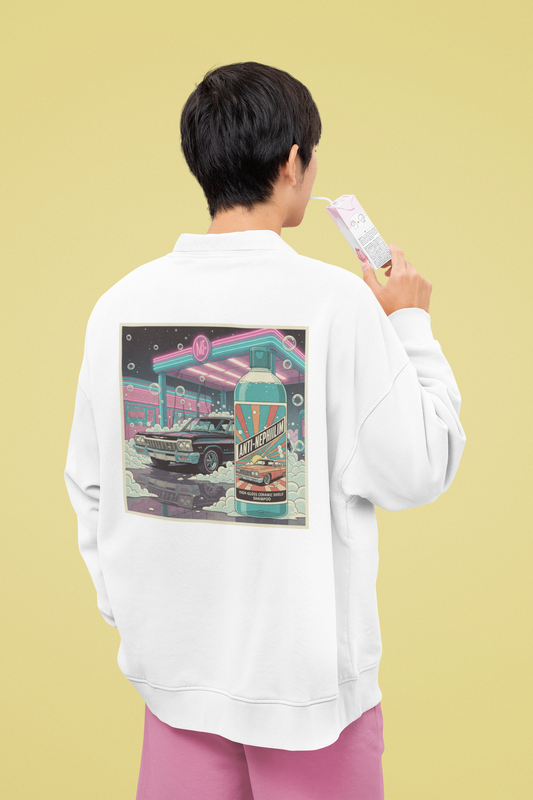 Retro Anti Nephilim Car Wash Sweatshirt - Kirk Ave. Apparel