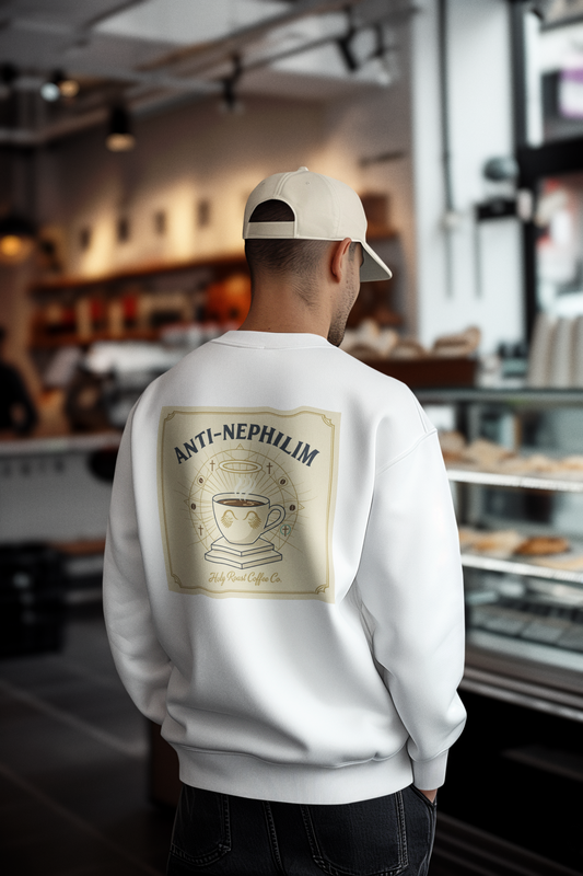 Retro Anti Nephilim Coffee Sweatshirt — Kirk Ave. Apparel