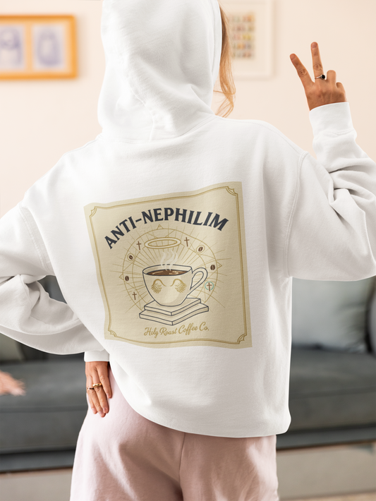 Retro Anti Nephilim Coffee Hoodie — Kirk Ave. Apparel