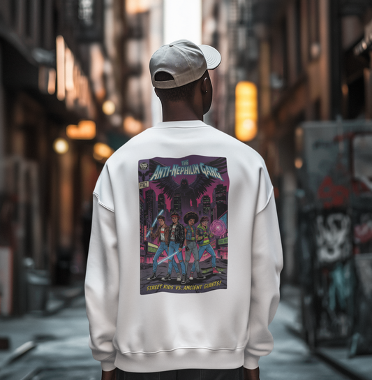 Anti Nephilim Gang Comic Sweatshirt - Kirk Ave. Apparel