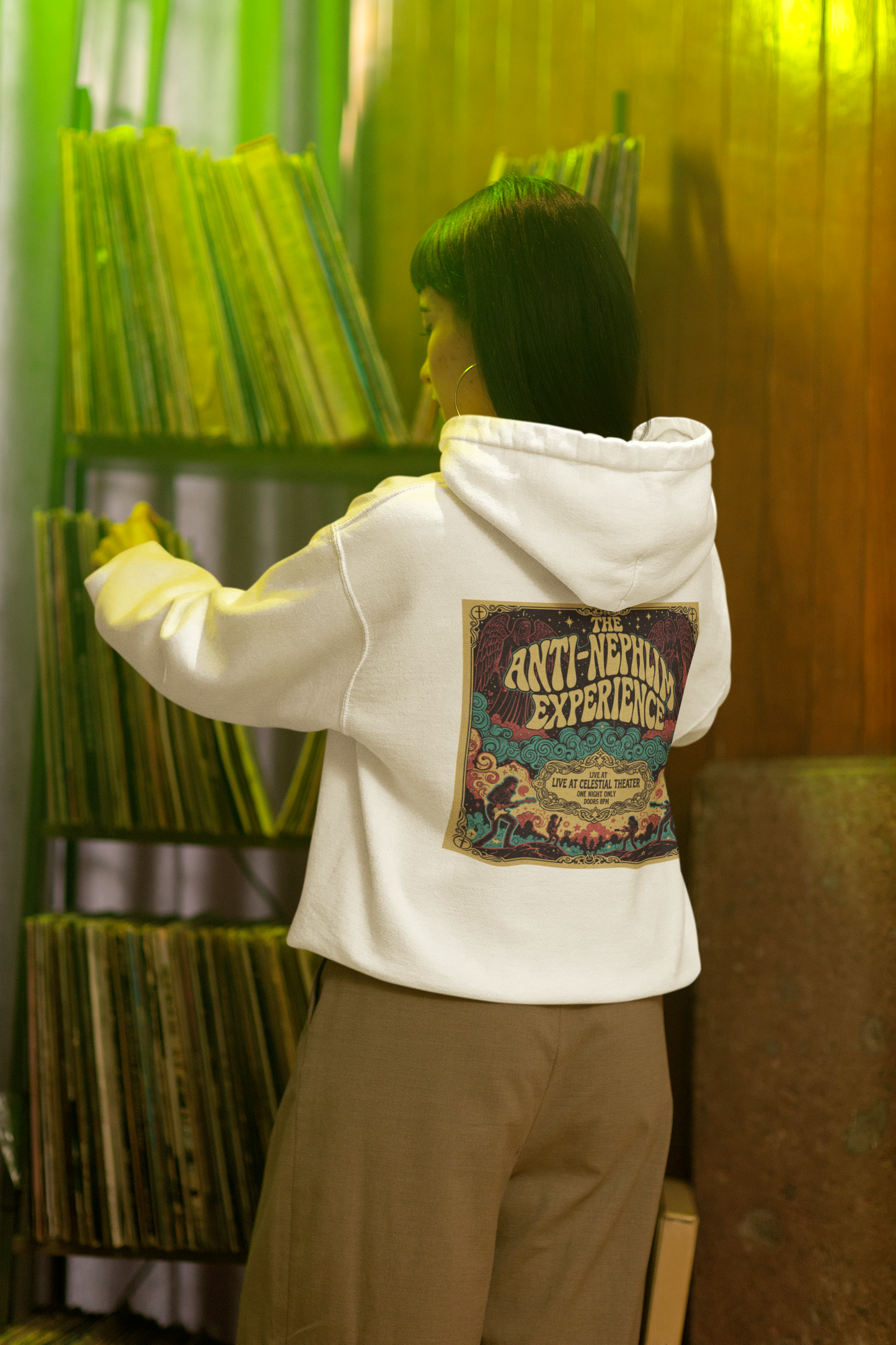70s Concert Hoodie Anti Nephilim Experience - Kirk Ave. Apparel
