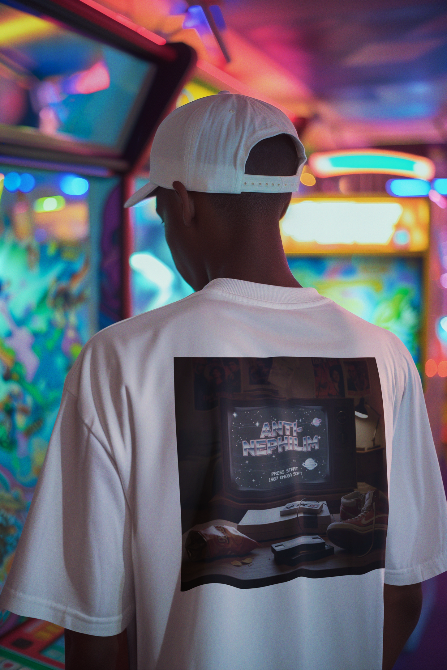 Retro Gamer Anti Nephilim T Shirt - Kirk Ave. Apparel