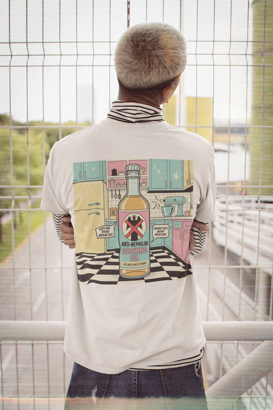 Retro Kitchen Pop Art Anti Nephilim T Shirt - Kirk Ave. Apparel