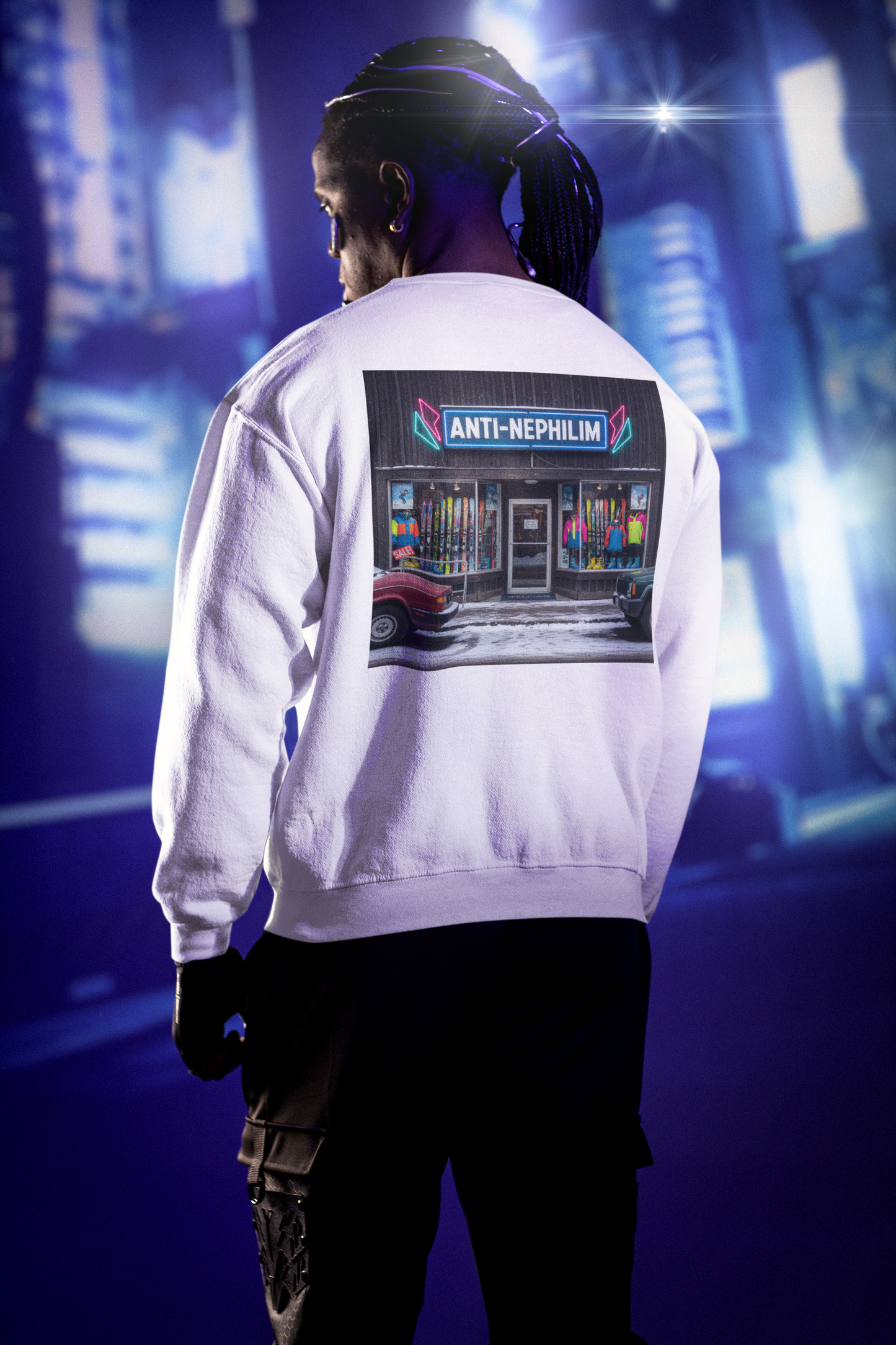 Anti Nephilim Ski Shop Sweatshirt — Kirk Ave. Apparel
