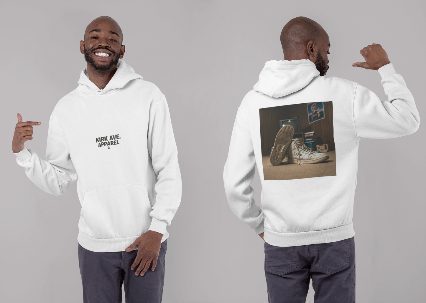 Vintage Anti Nephilim Sneakers Hoodie - Kirk Ave. Apparel