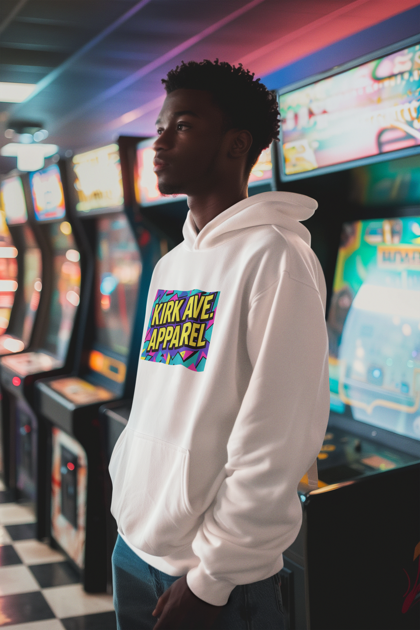 Kirk Ave. Apparel Graphic Logo Anti Nephilim Soda Hoodie