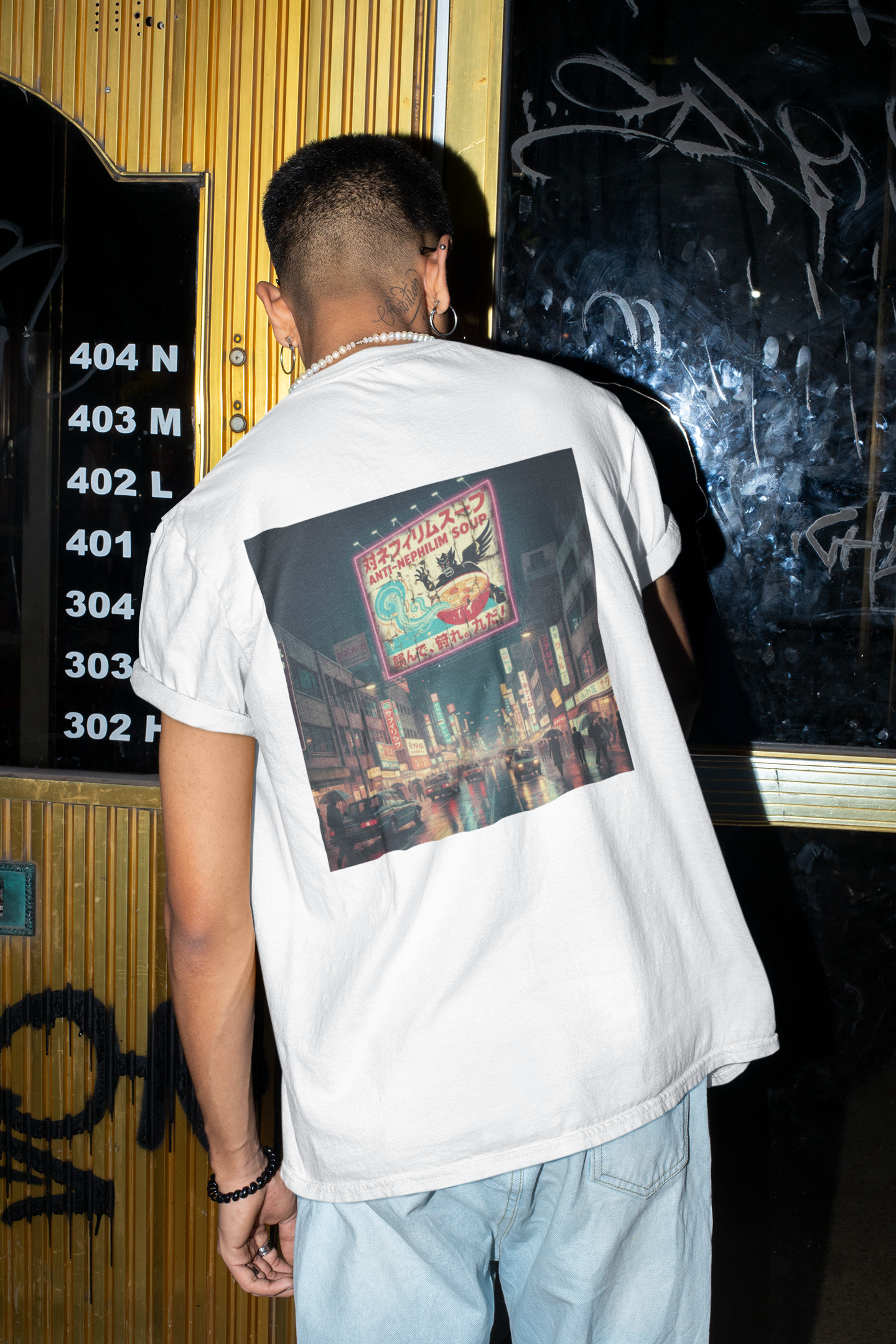 Retro Tokyo Anti Nephilim Soup T Shirt - Kirk Ave. Apparel