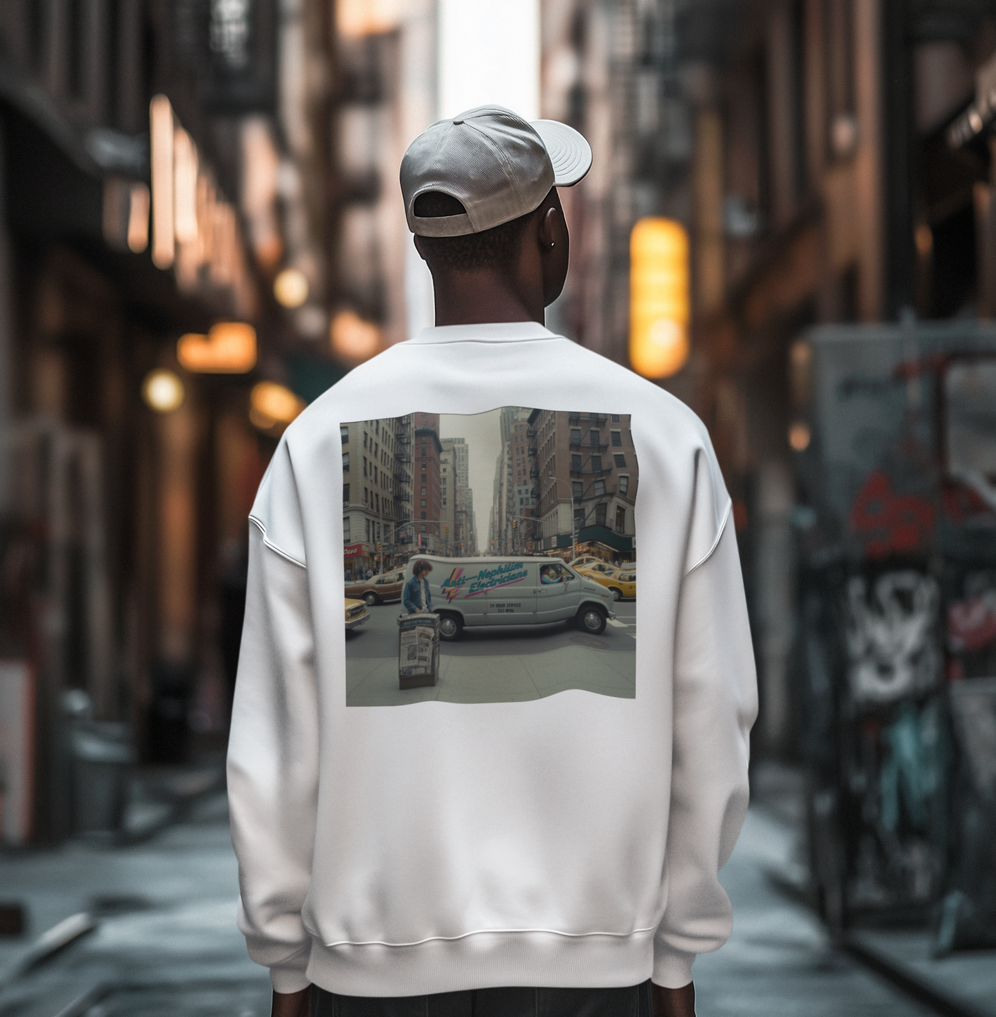 Retro NYC Anti-Nephilim Sweatshirt - Kirk Ave. Apparel