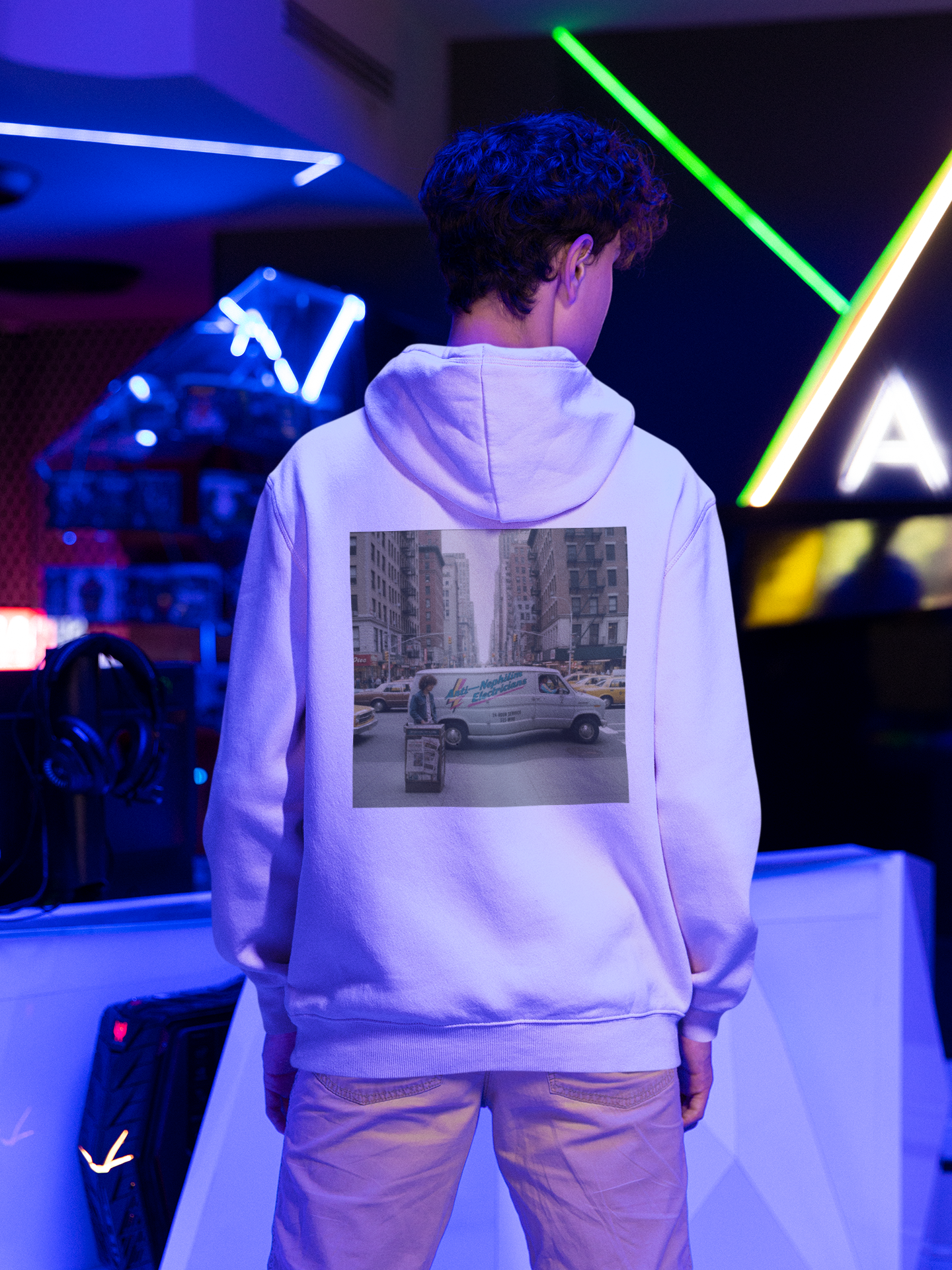 Retro NYC Anti-Nephilim Hoodie - Kirk Ave. Apparel