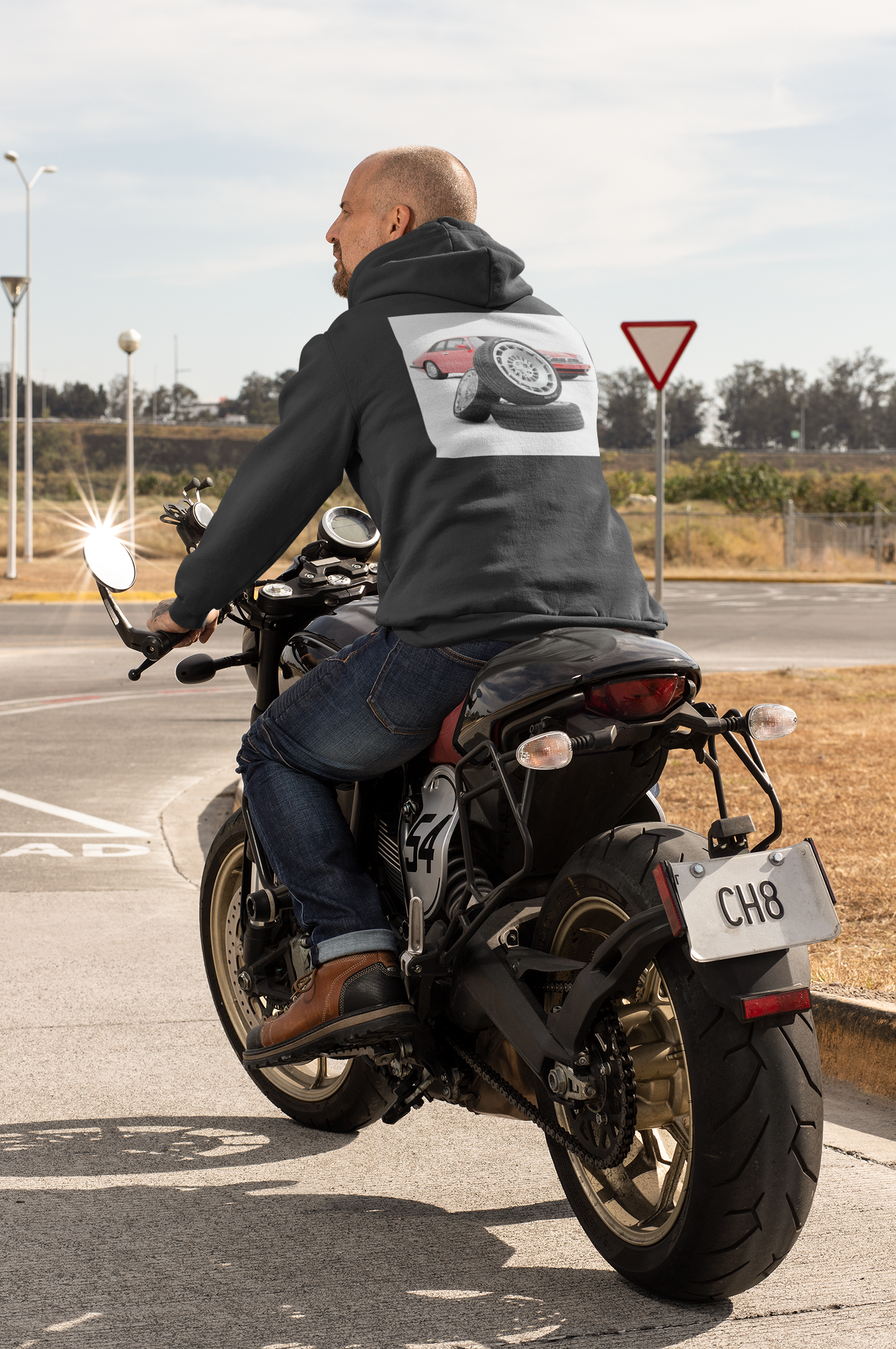 Classic Sports Car Anti-Nephilim Hoodie - Kirk Ave. Apparel