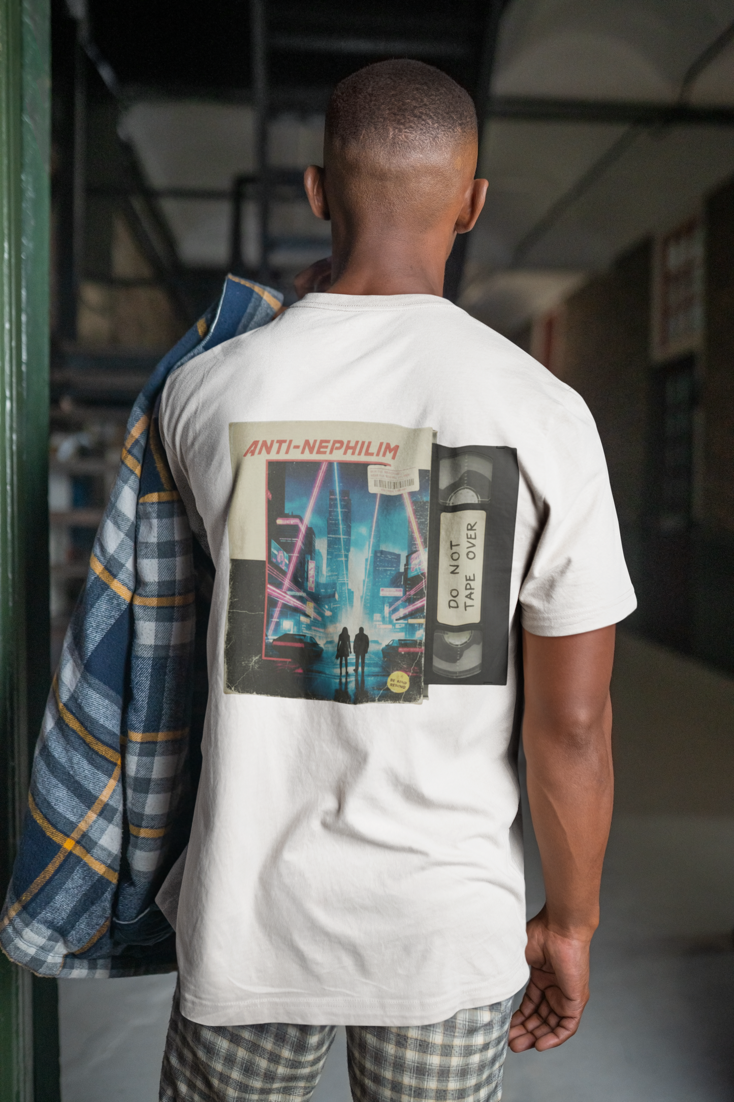 Retro VHS Anti-Nephilim T-Shirt - Kirk Ave. Apparel