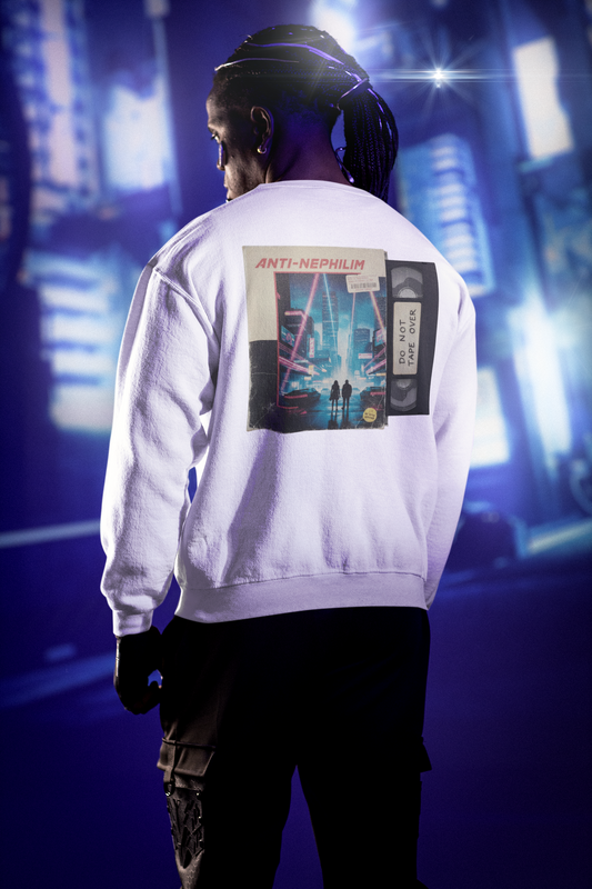 Retro VHS Anti-Nephilim Sweatshirt - Kirk Ave. Apparel