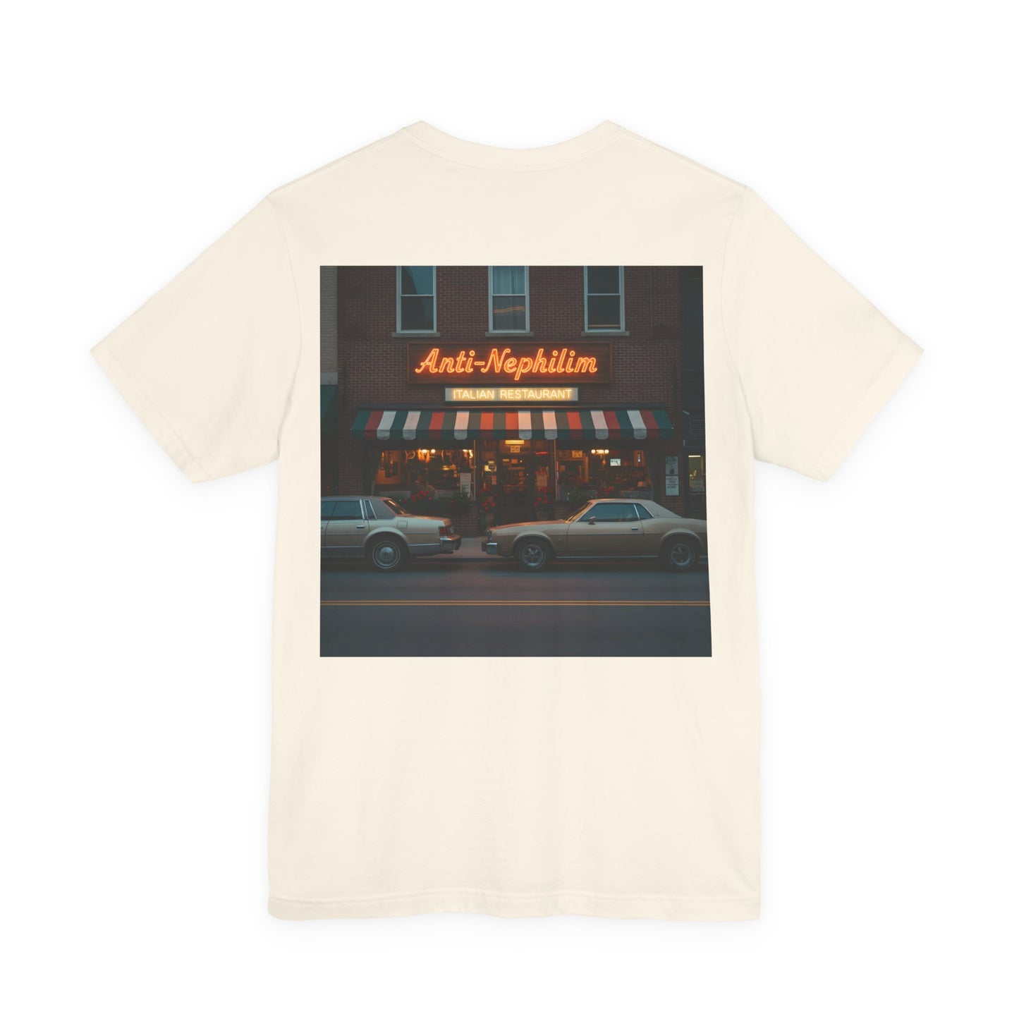 Retro NYC Italian Anti Nephilim T Shirt - Kirk Ave. Apparel