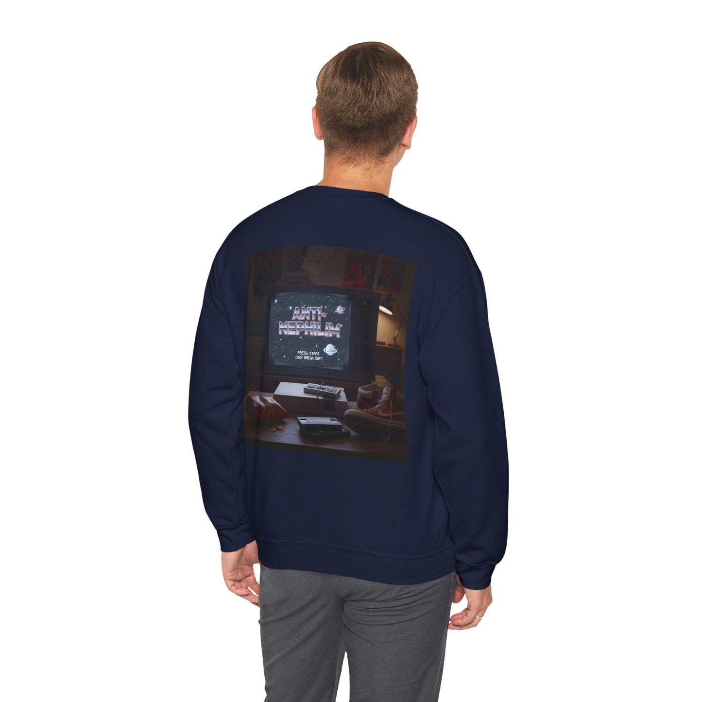 Retro Gamer Anti Nephilim Sweatshirt - Kirk Ave. Apparel