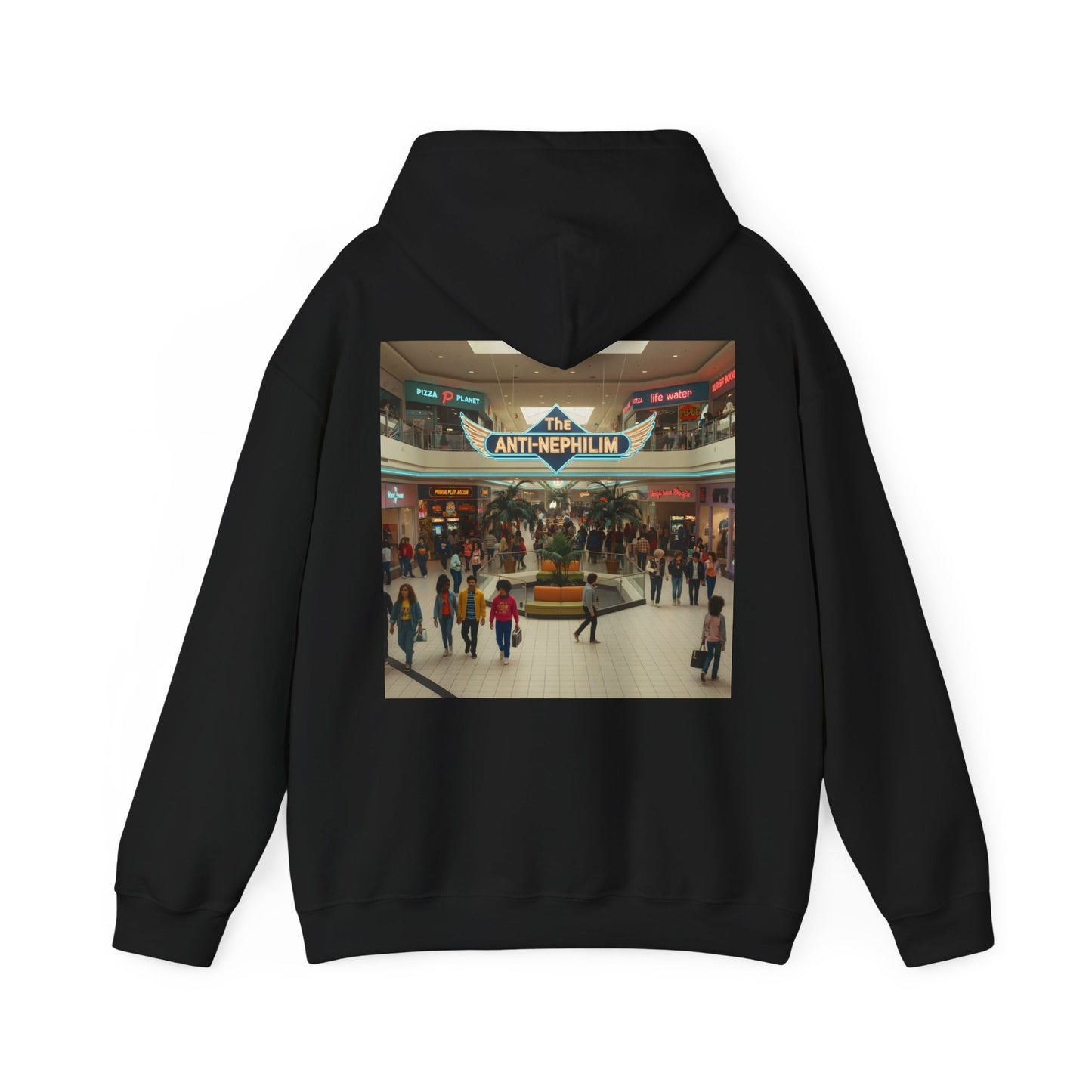 90s Mall Anti Nephilim Hoodie - Kirk Ave. Apparel