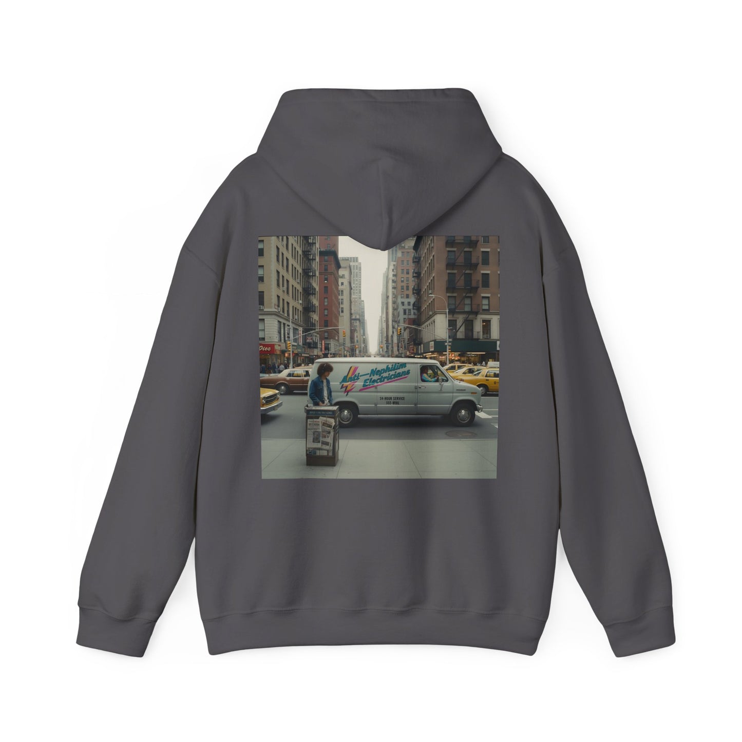 Retro NYC Anti-Nephilim Hoodie - Kirk Ave. Apparel