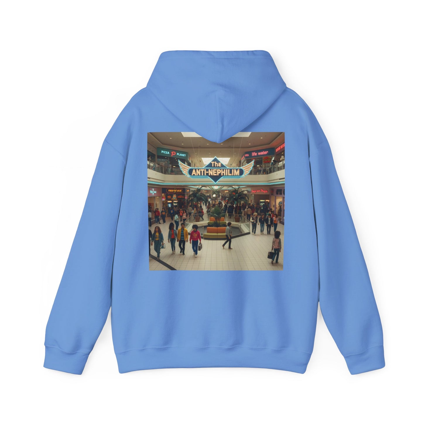 90s Mall Anti Nephilim Hoodie - Kirk Ave. Apparel