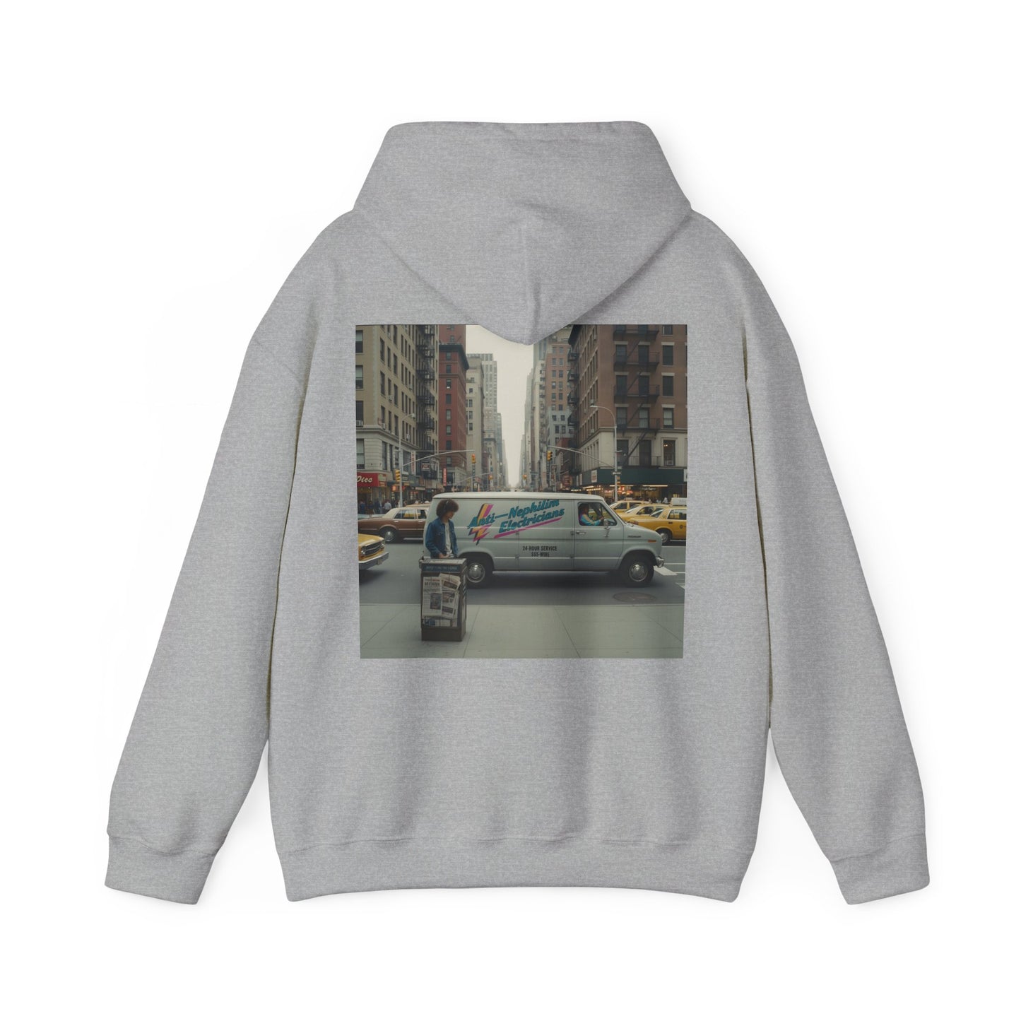 Retro NYC Anti-Nephilim Hoodie - Kirk Ave. Apparel