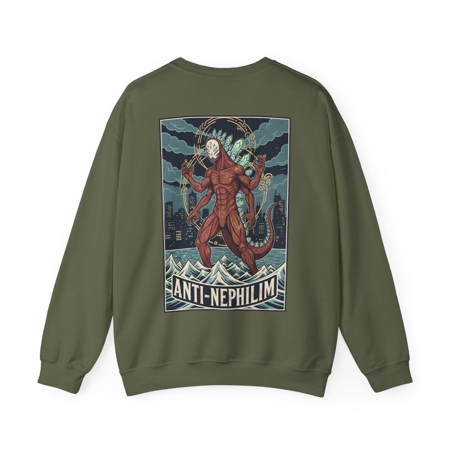 Anti-Nephilim Kaiju Sweatshirt — Kirk Ave. Apparel
